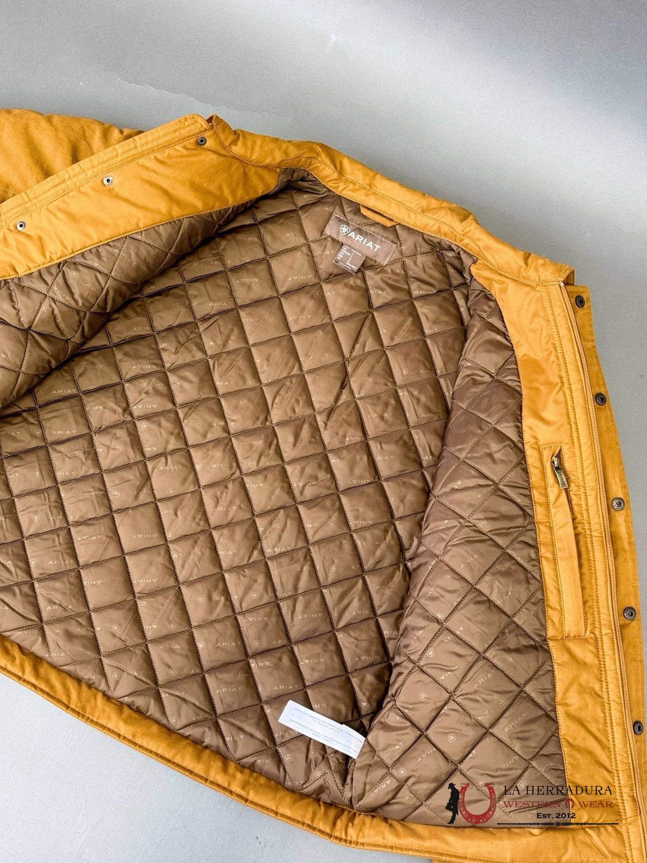 Ariat Grizzly Canvas Jacket Chestnut Ropa Hombres