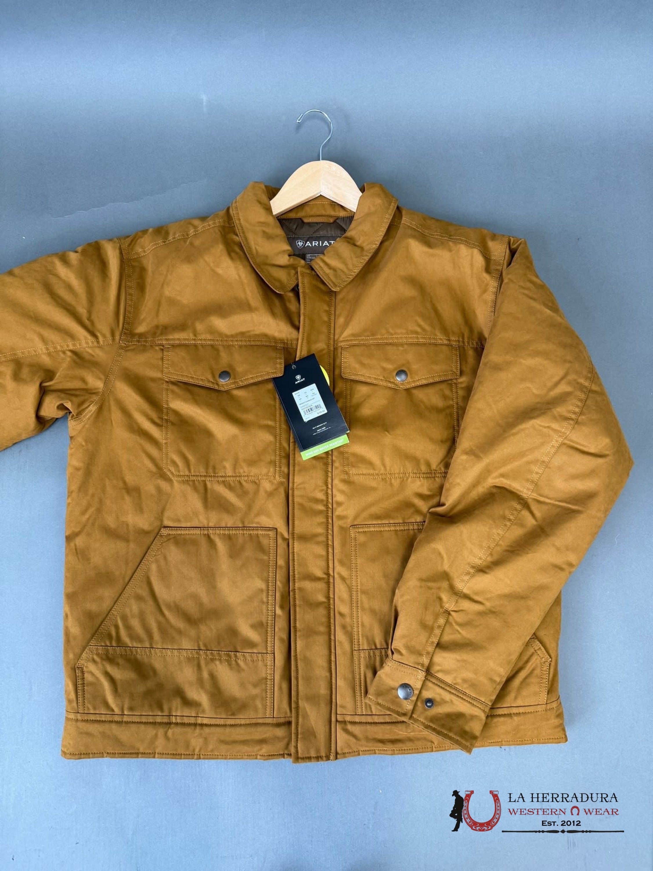 Ariat Grizzly Canvas Jacket Chestnut Ropa Hombres