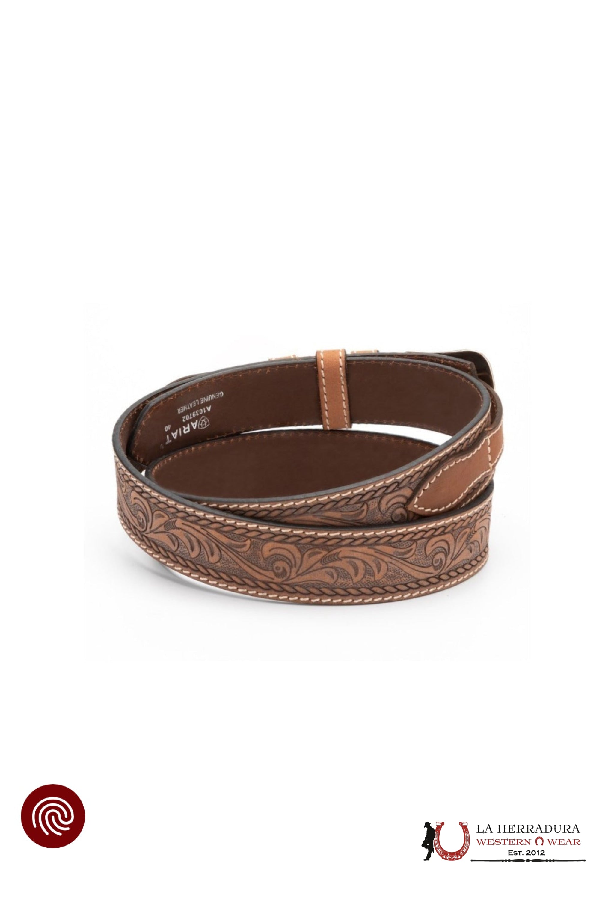 ARIAT HANDTOOLED BELT WOMENS A1039702 CINTURONES MUJERES