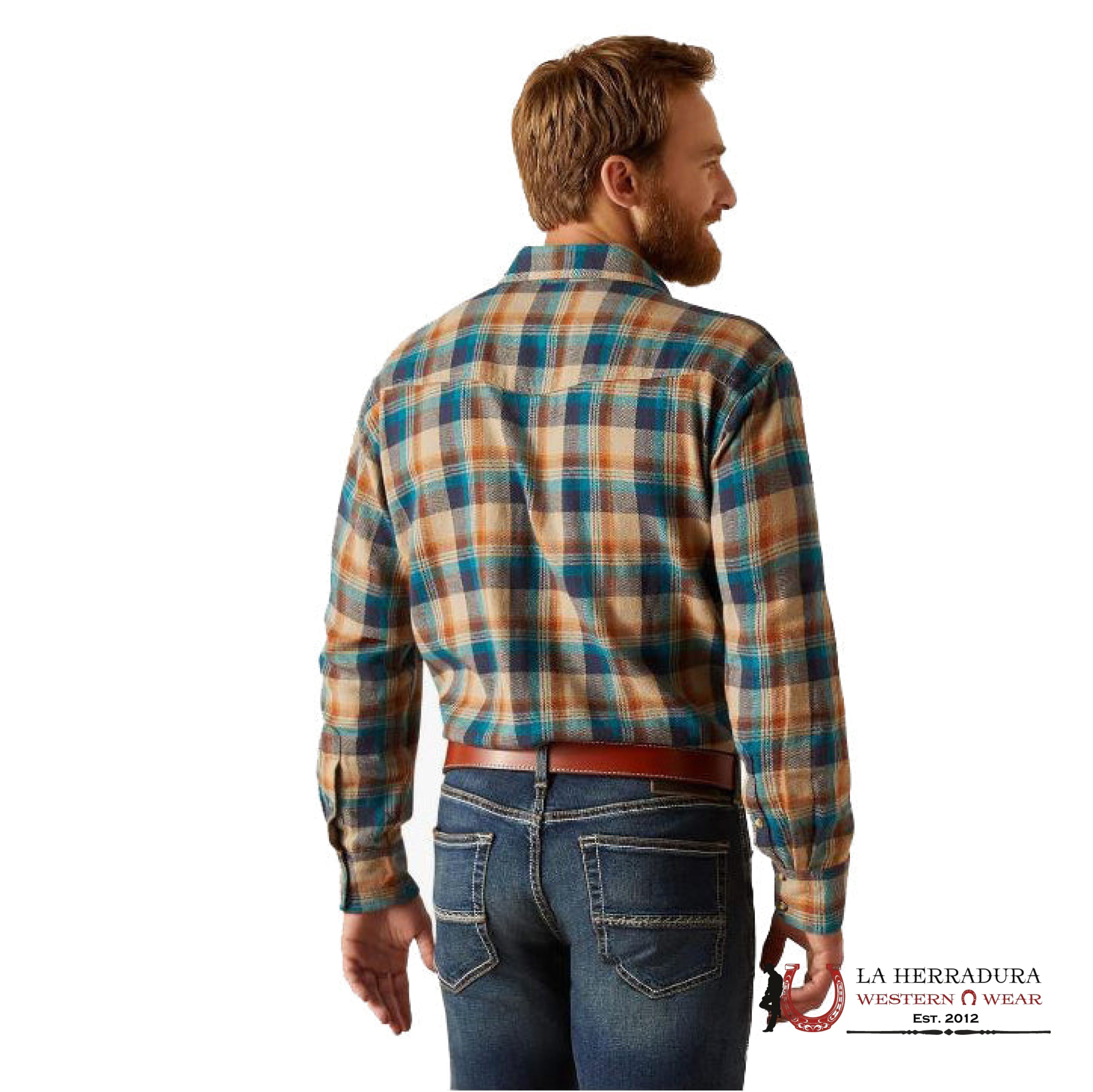 Ariat Henrik Retro Snp Lons Sleeve Shirt Pure Cashmere - 7359 Ropa Hombres