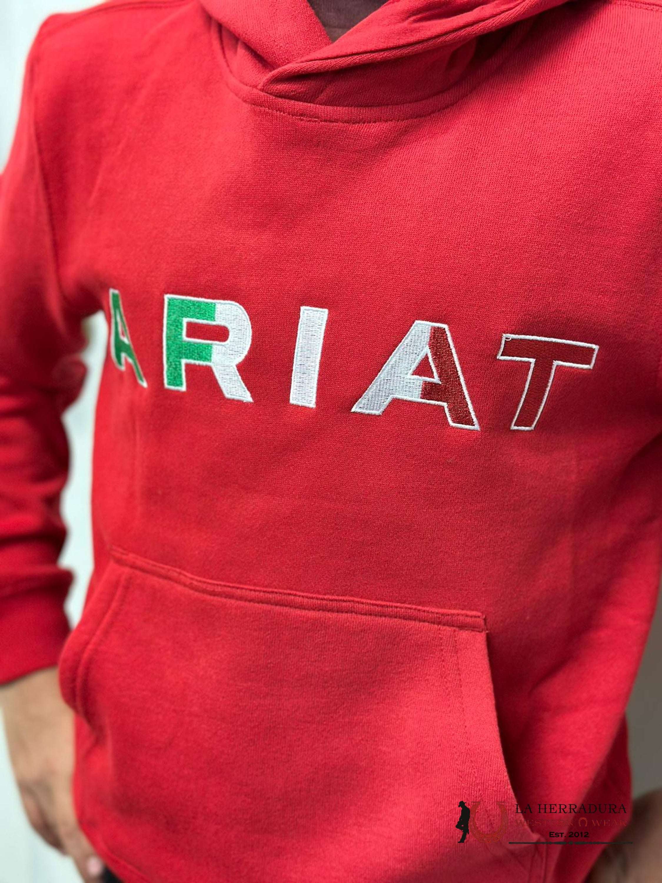 Ariat Hoodie Team Mexico Red Niños