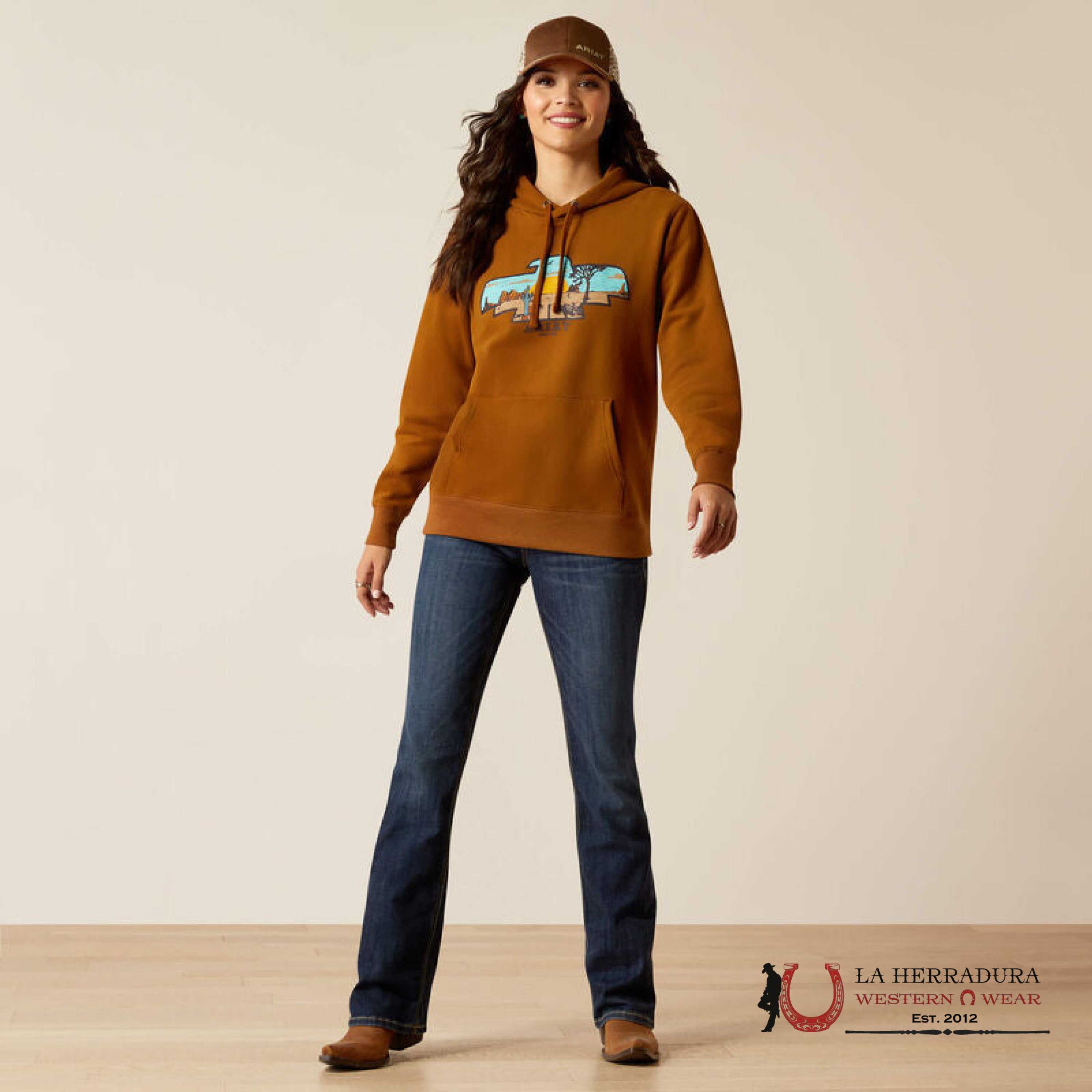 Ariat Horizon Hood Chestnut Horse - 2412 Ropa Mujeres