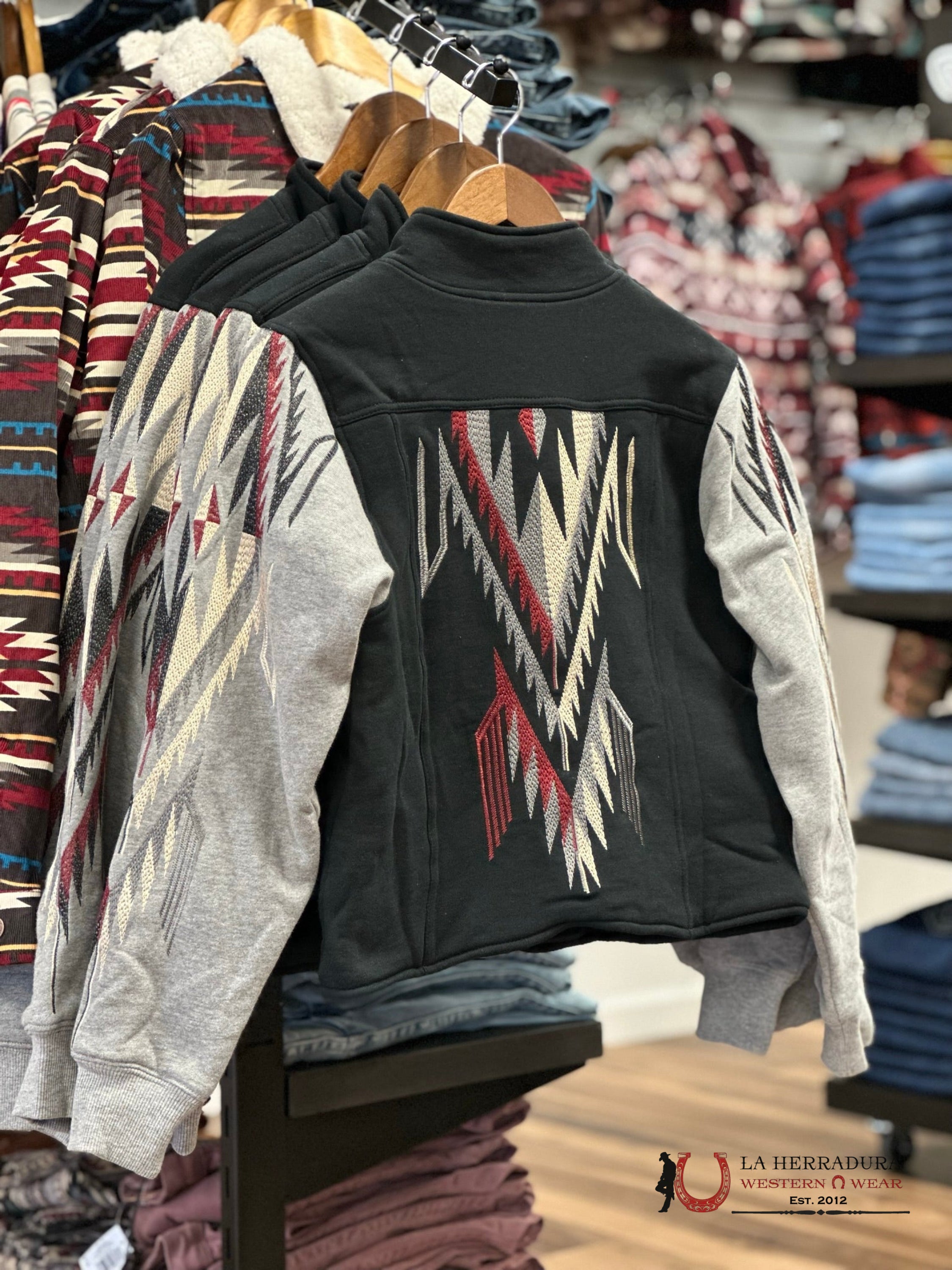 Ariat Jacket Embroidered Chimayo Jkt Black /Grey Ropa Mujeres