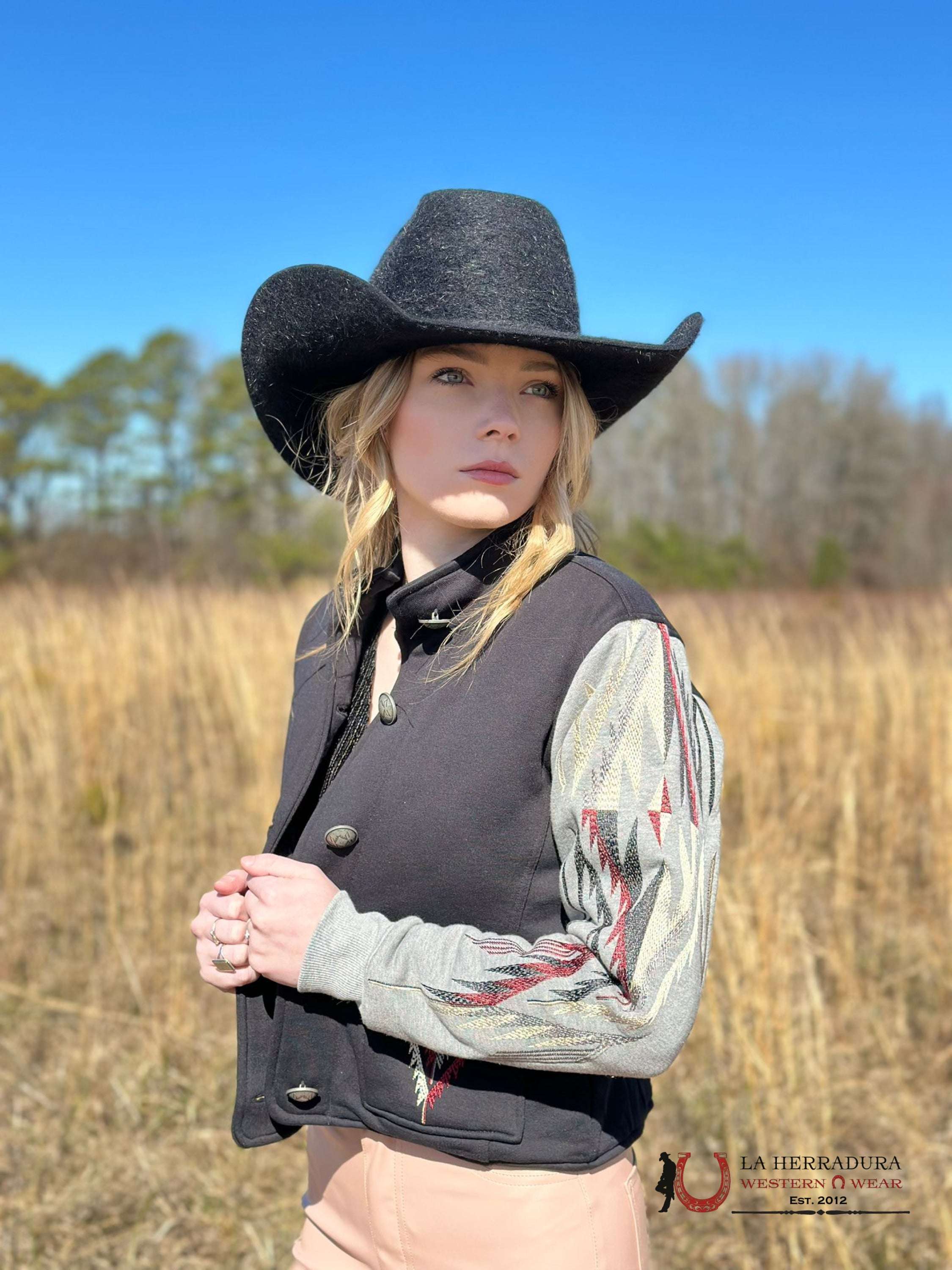 Ariat Jacket Embroidered Chimayo Jkt Black /Grey Ropa Mujeres