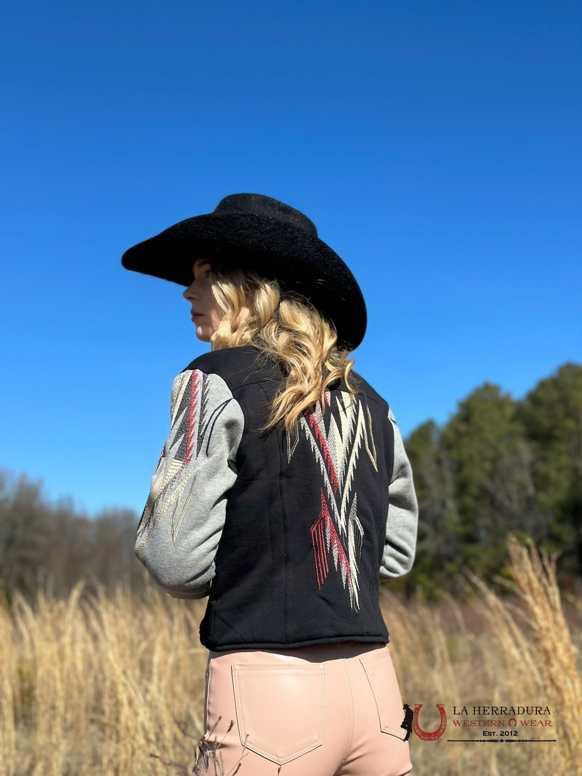 Ariat Jacket Embroidered Chimayo Jkt Black /Grey Ropa Mujeres