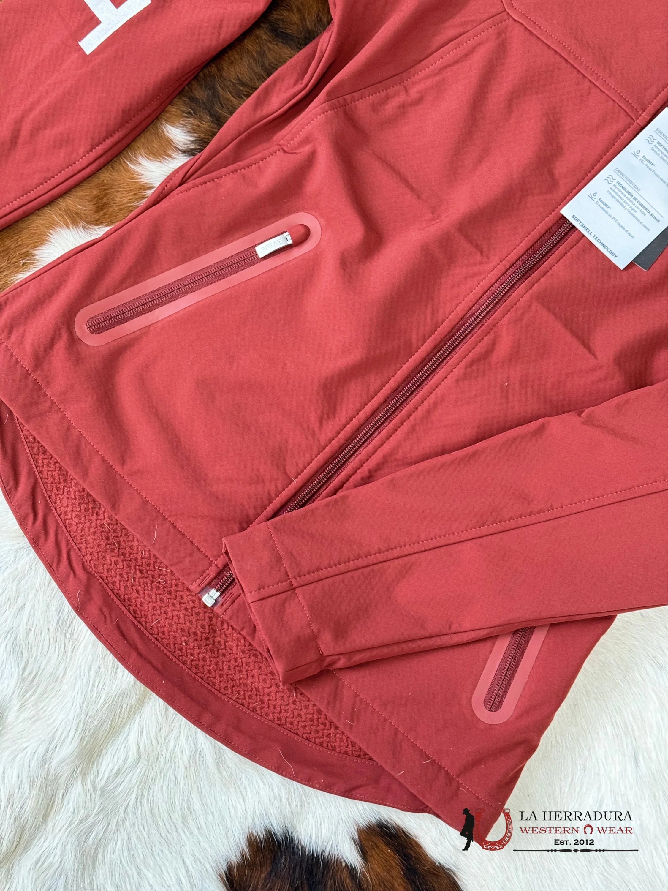 Ariat Jacket Fired Brick Team Softshell Ropa Mujeres
