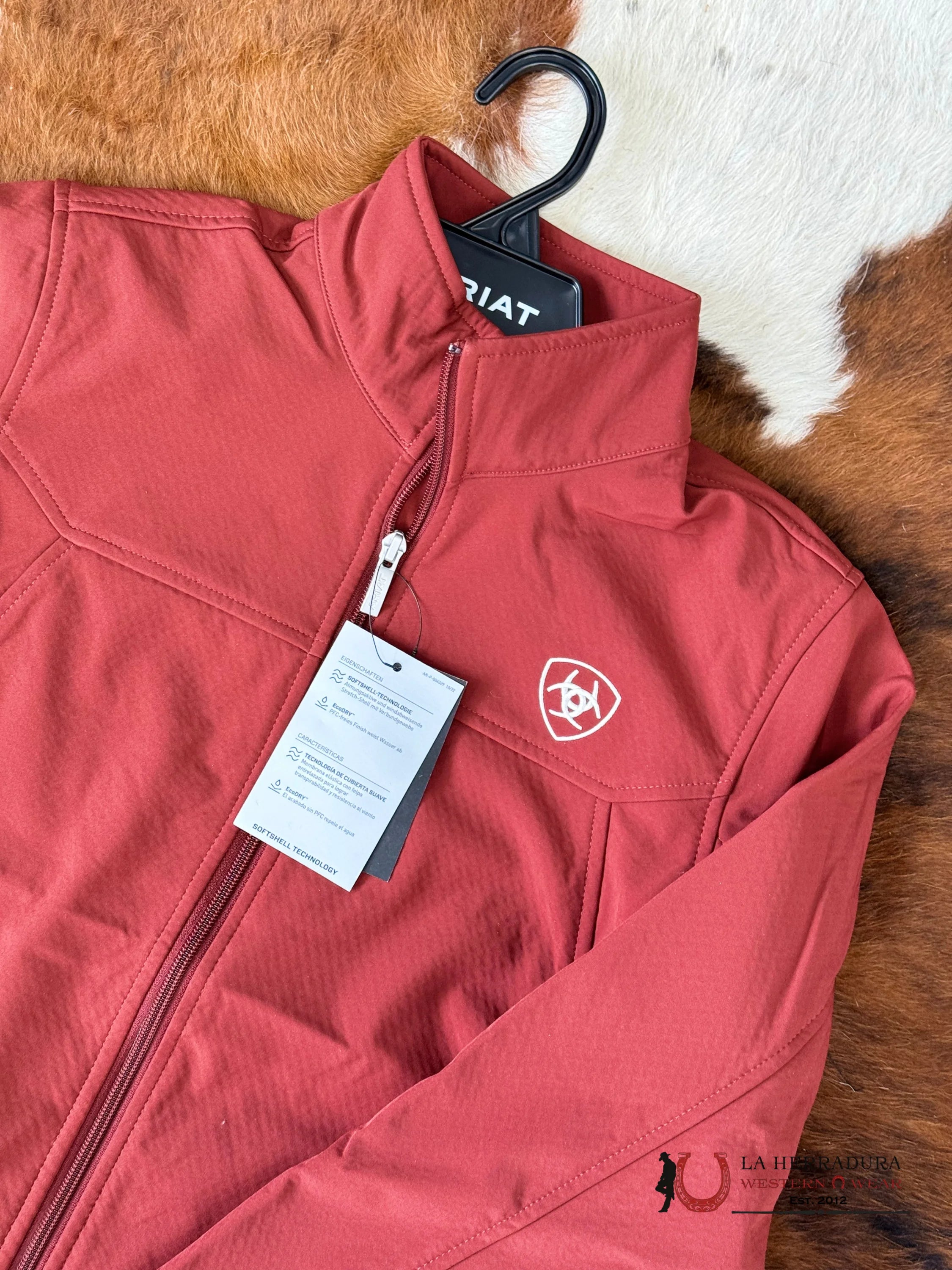 Ariat Jacket Fired Brick Team Softshell Ropa Mujeres