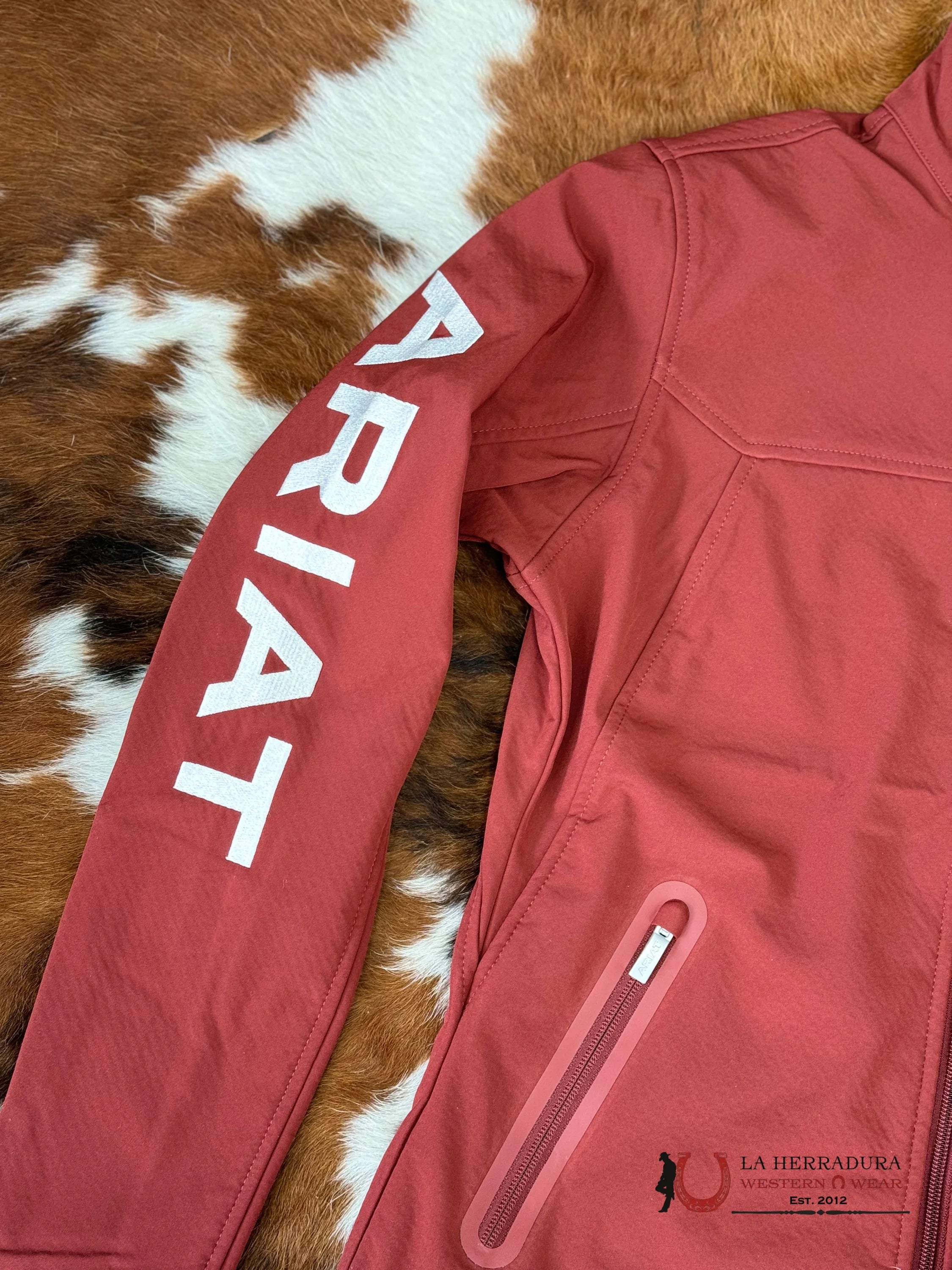 Ariat Jacket Fired Brick Team Softshell Ropa Mujeres