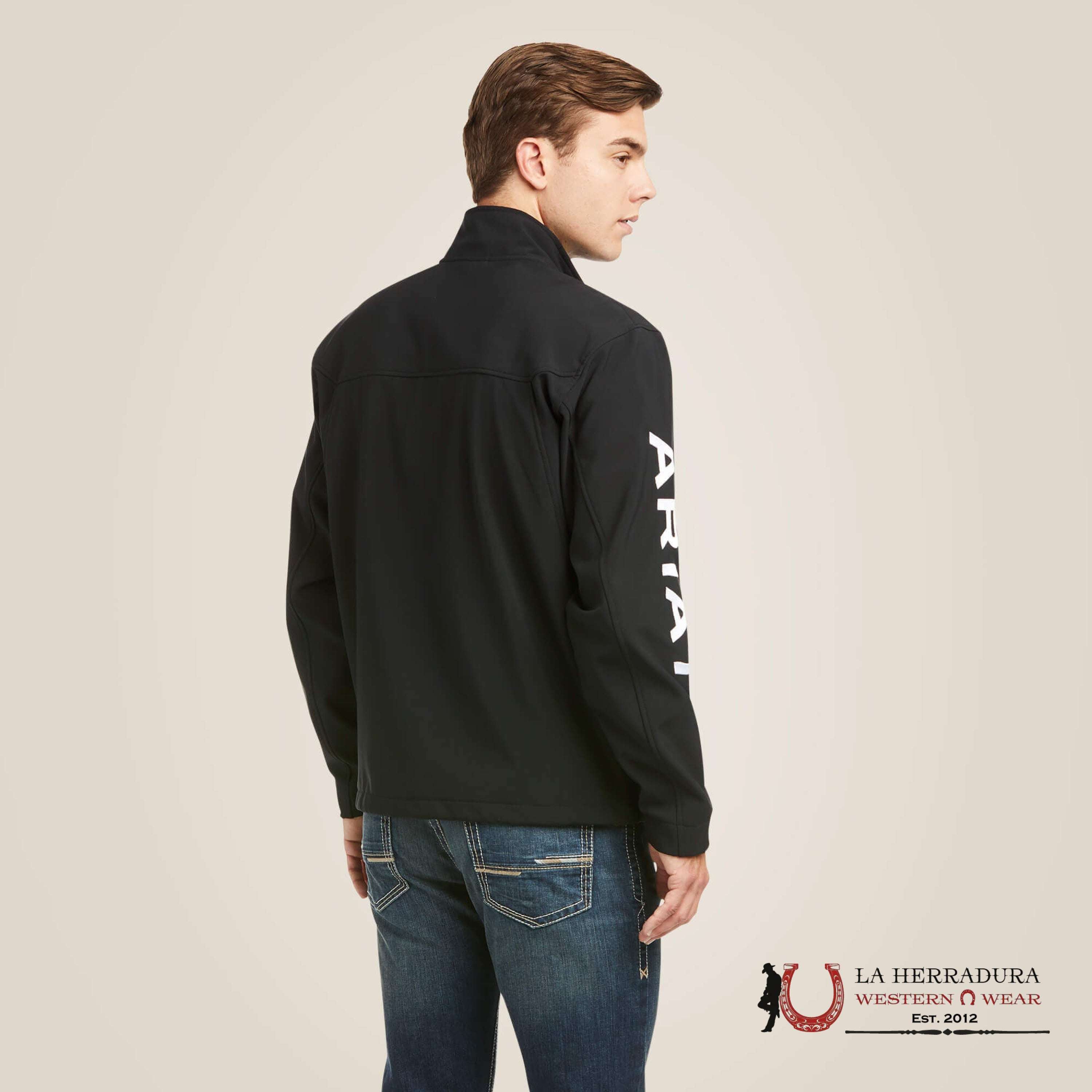 Ariat Jacket For Men Black/White Team Logo Ropa Hombres