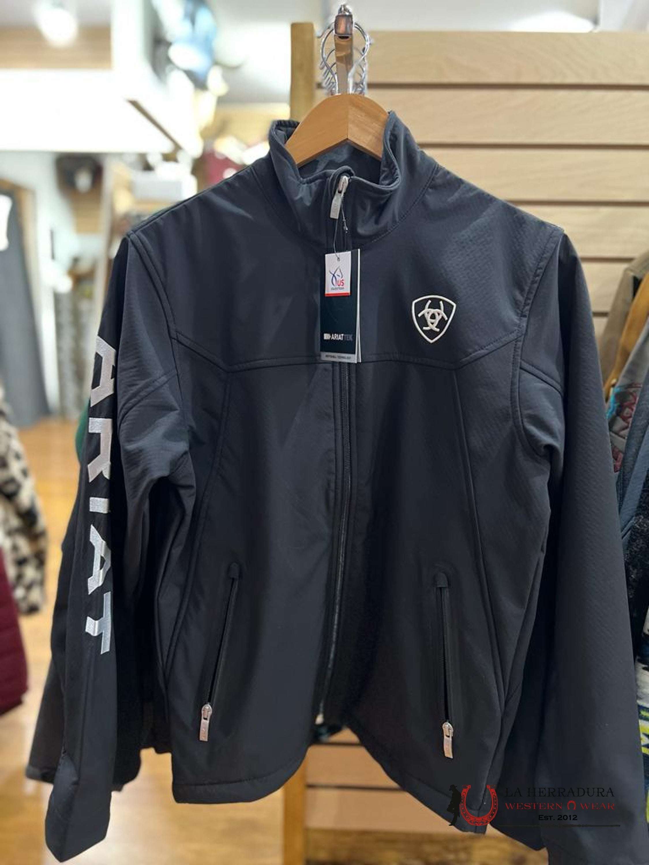 Ariat Jacket For Men Black/White Team Logo Ropa Hombres