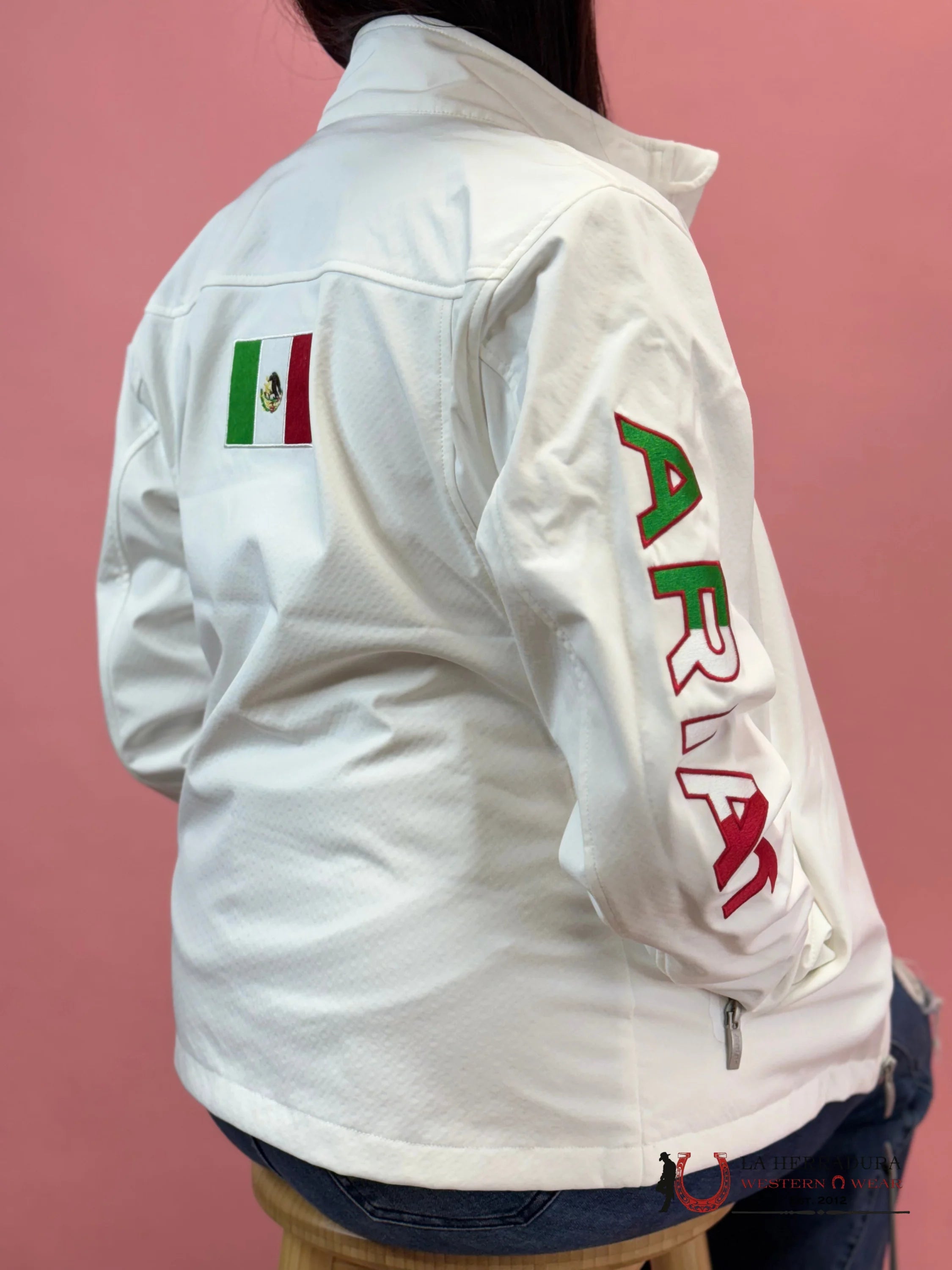 Ariat Jacket For Women White/Blanco Team Mexico Ropa Mujeres