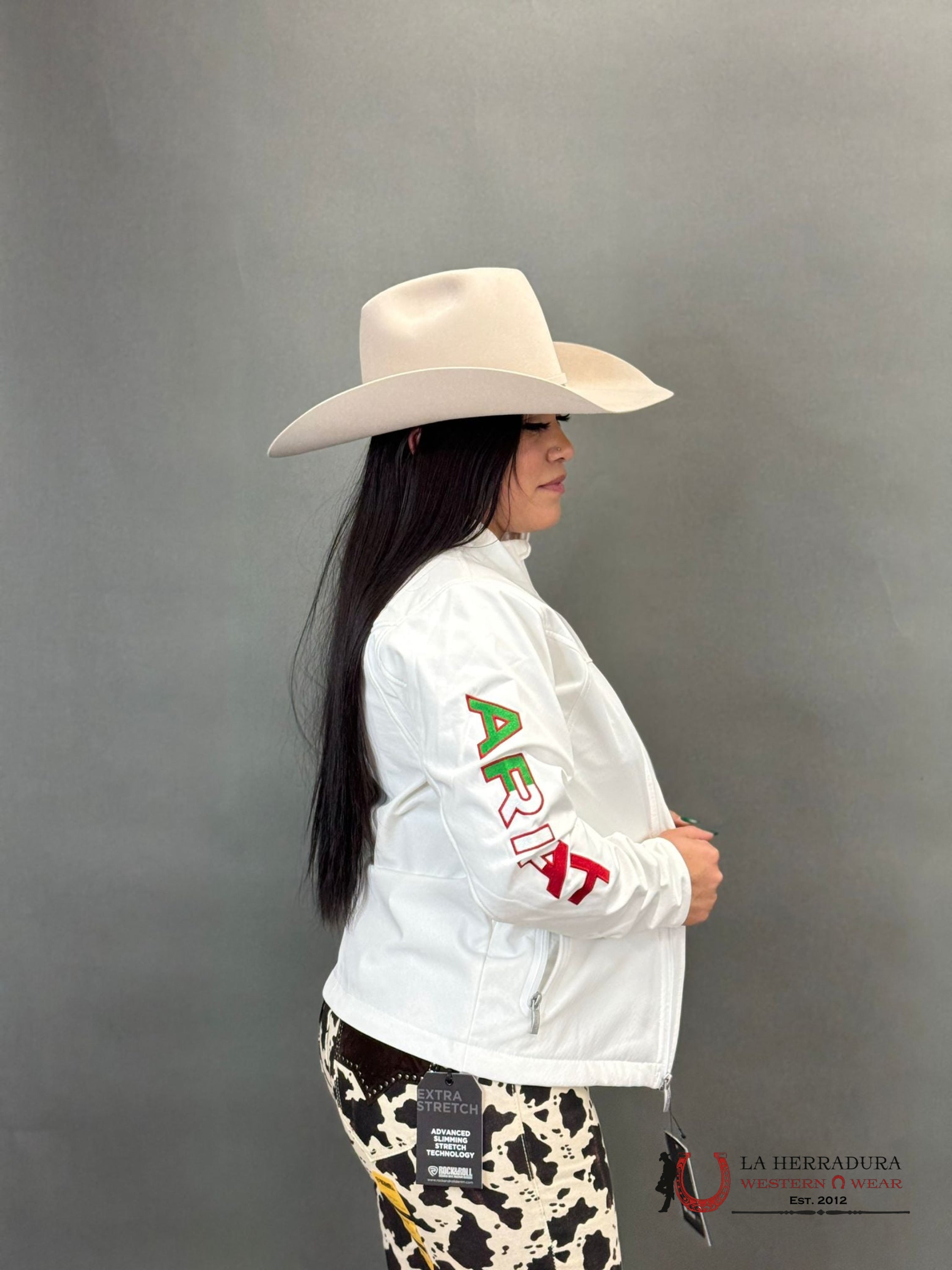 Ariat Jacket For Women White/Blanco Team Mexico Ropa Mujeres