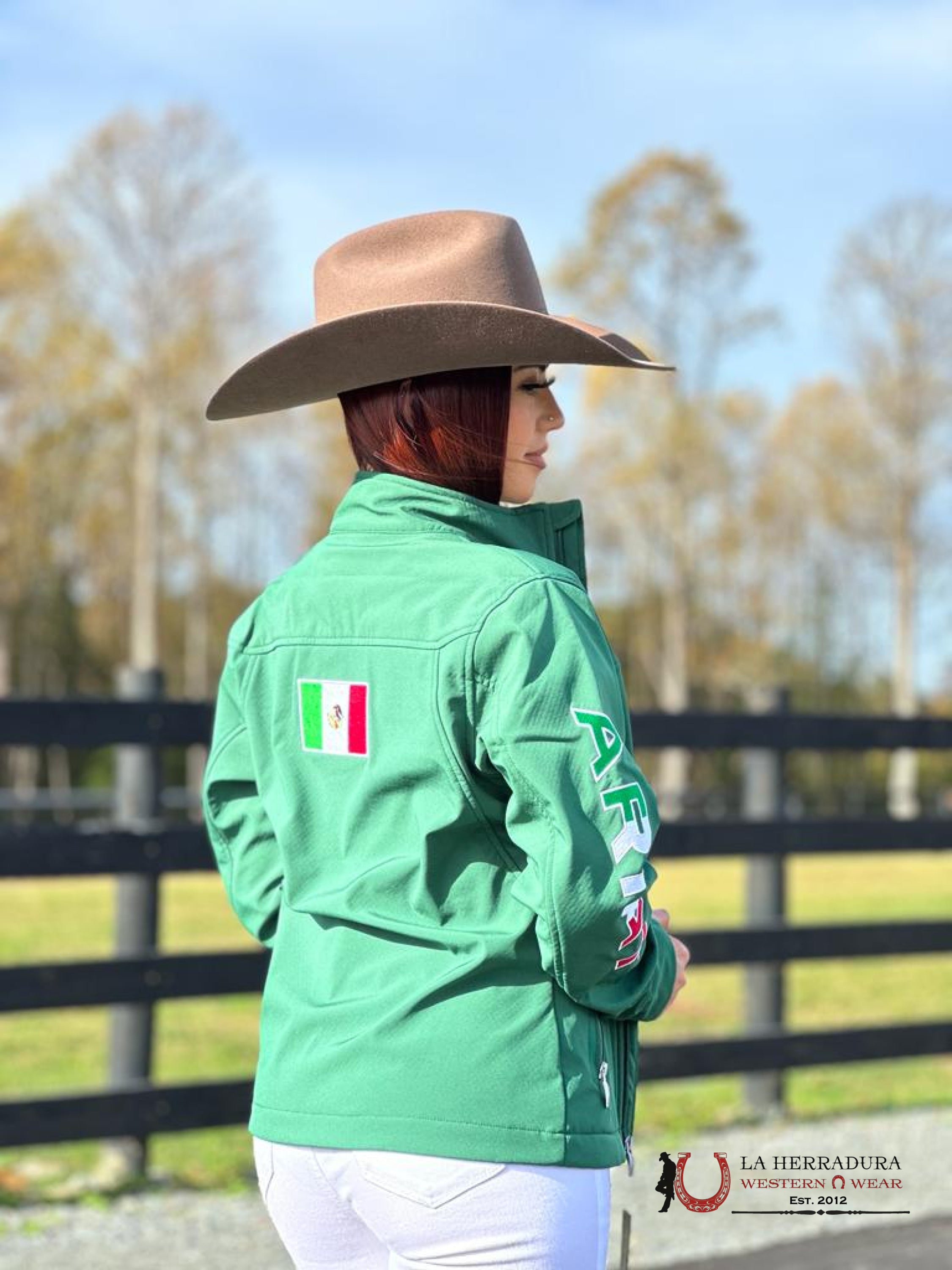Ariat Jacket Green Team Mexico Women Verde Ropa Mujeres