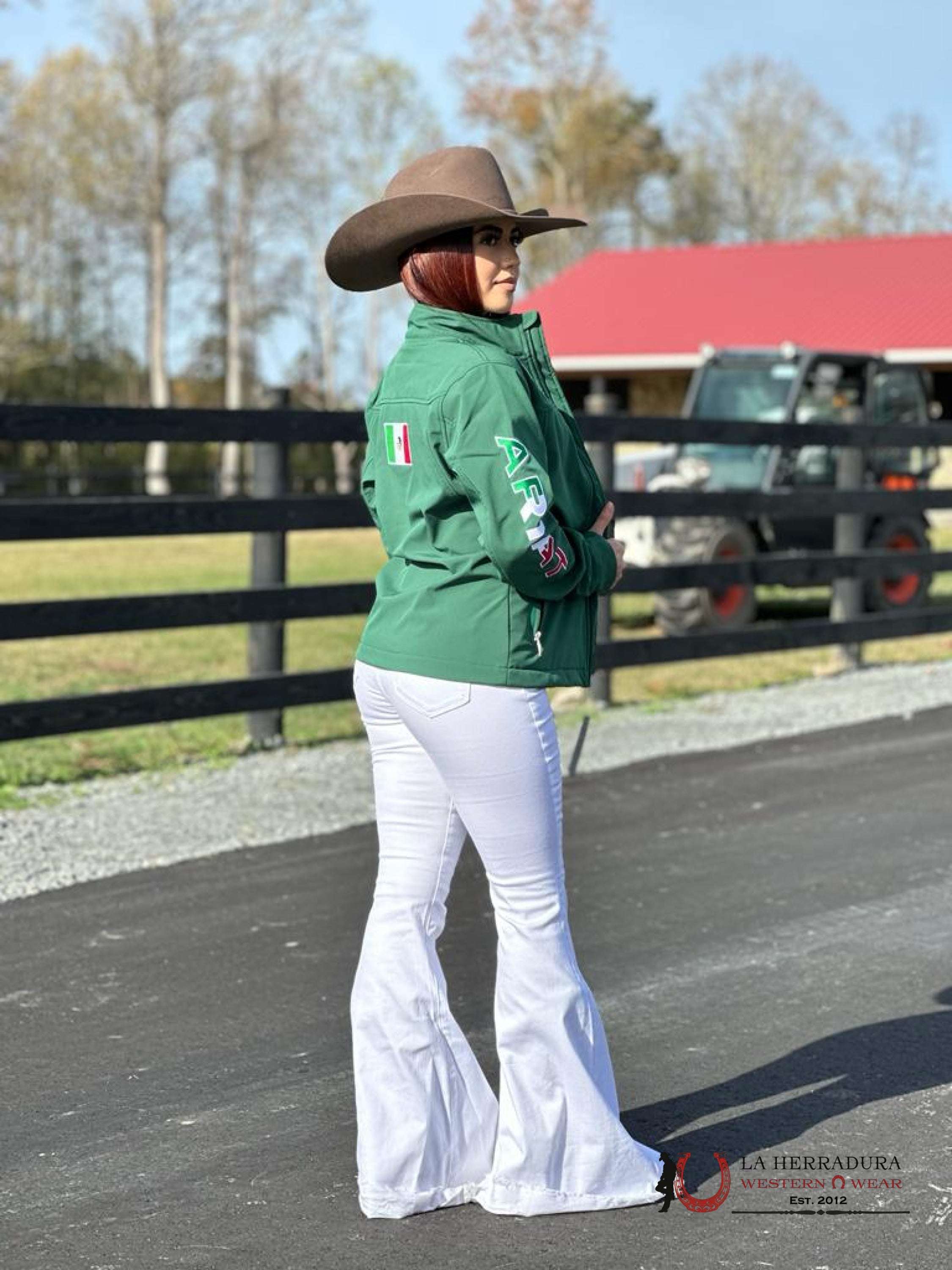 Ariat Jacket Green Team Mexico Women Verde Ropa Mujeres