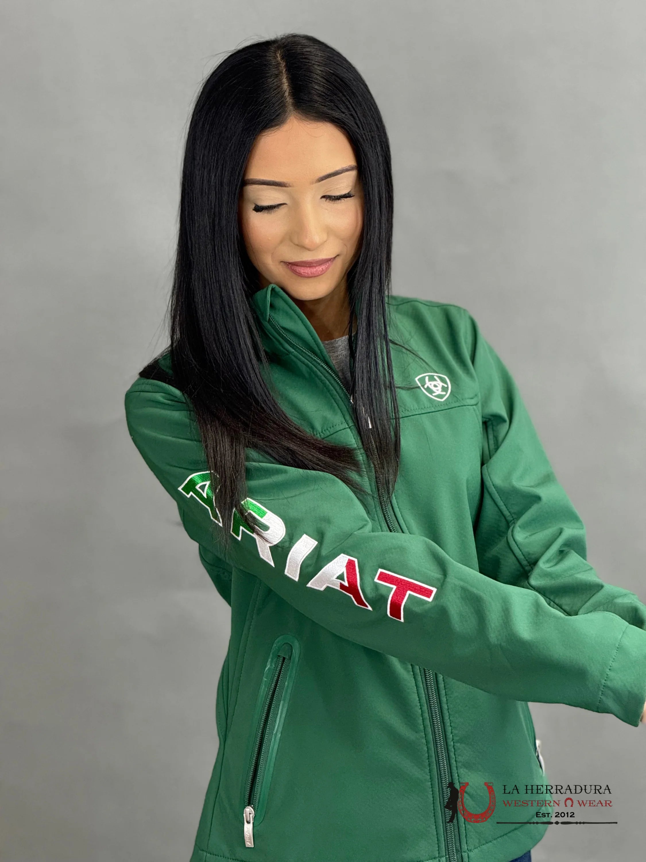 Ariat Jacket Green Team Mexico Women Verde Ropa Mujeres