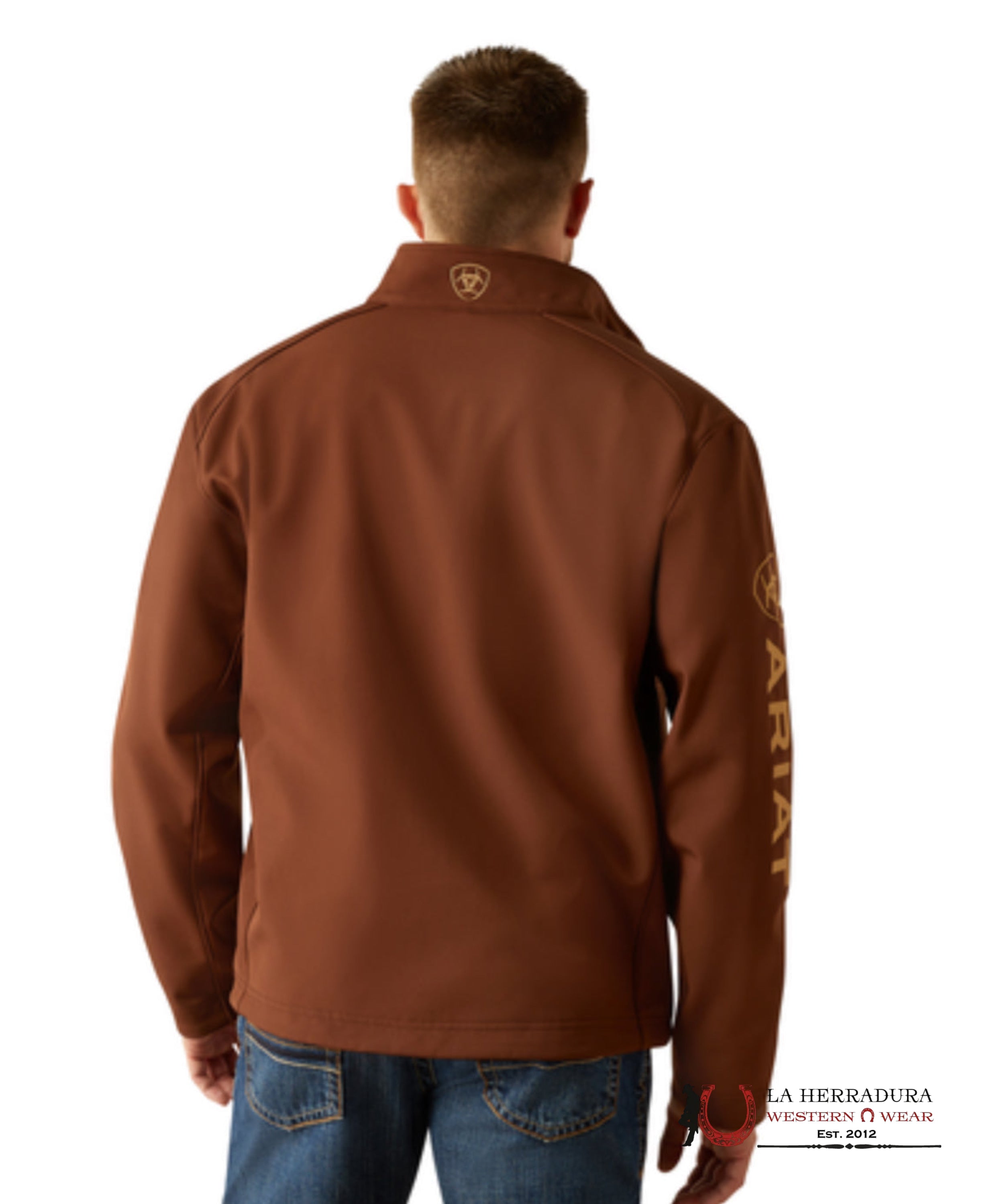 Ariat Jacket Logo 2.0 Softsehll Potting Soil- 8156 Ropa Hombres