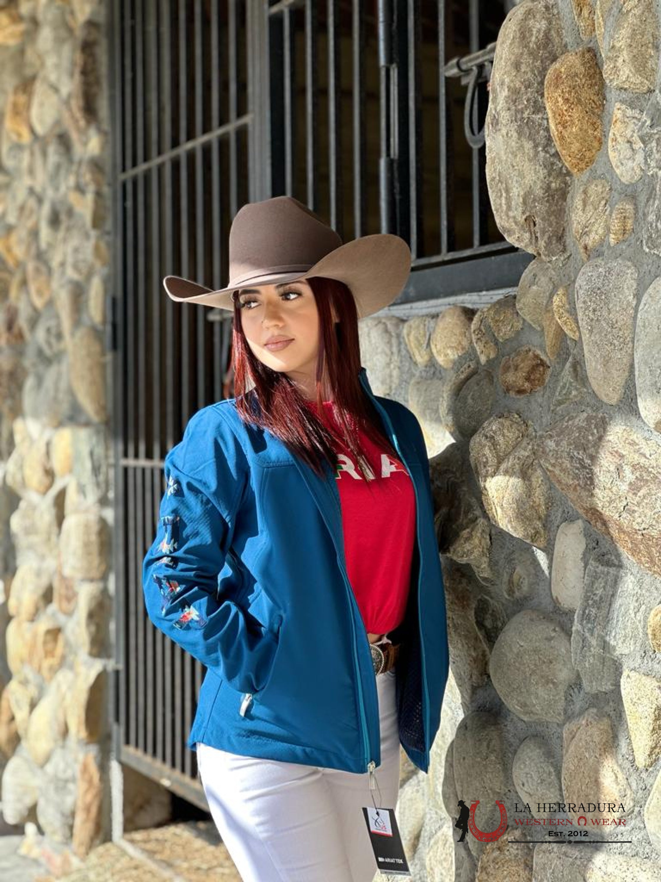 Ariat Jacket New Team Softshell Hyfra / Night Sky Blanket Ropa Mujeres