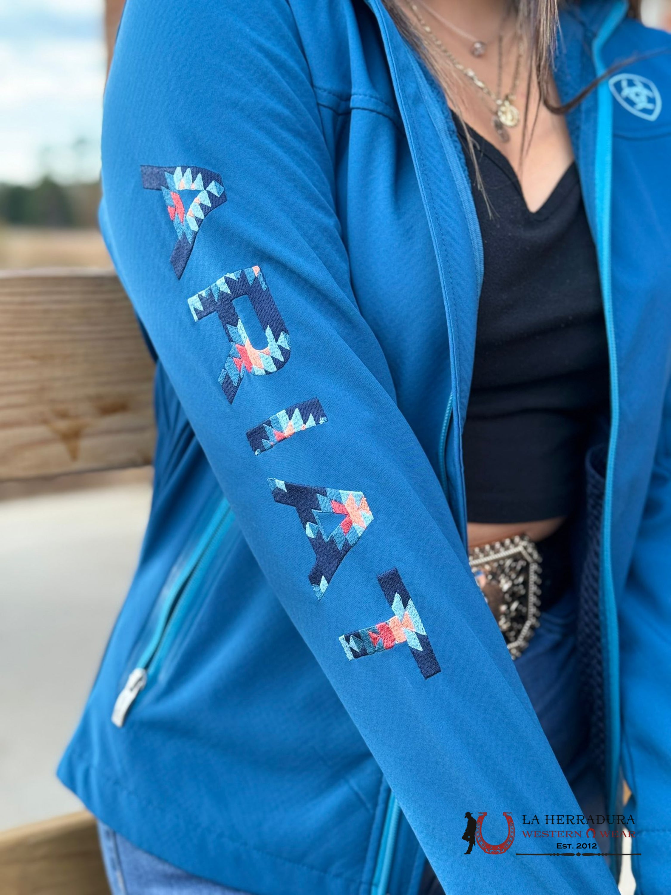 Ariat Jacket New Team Softshell Hyfra / Night Sky Blanket Ropa Mujeres