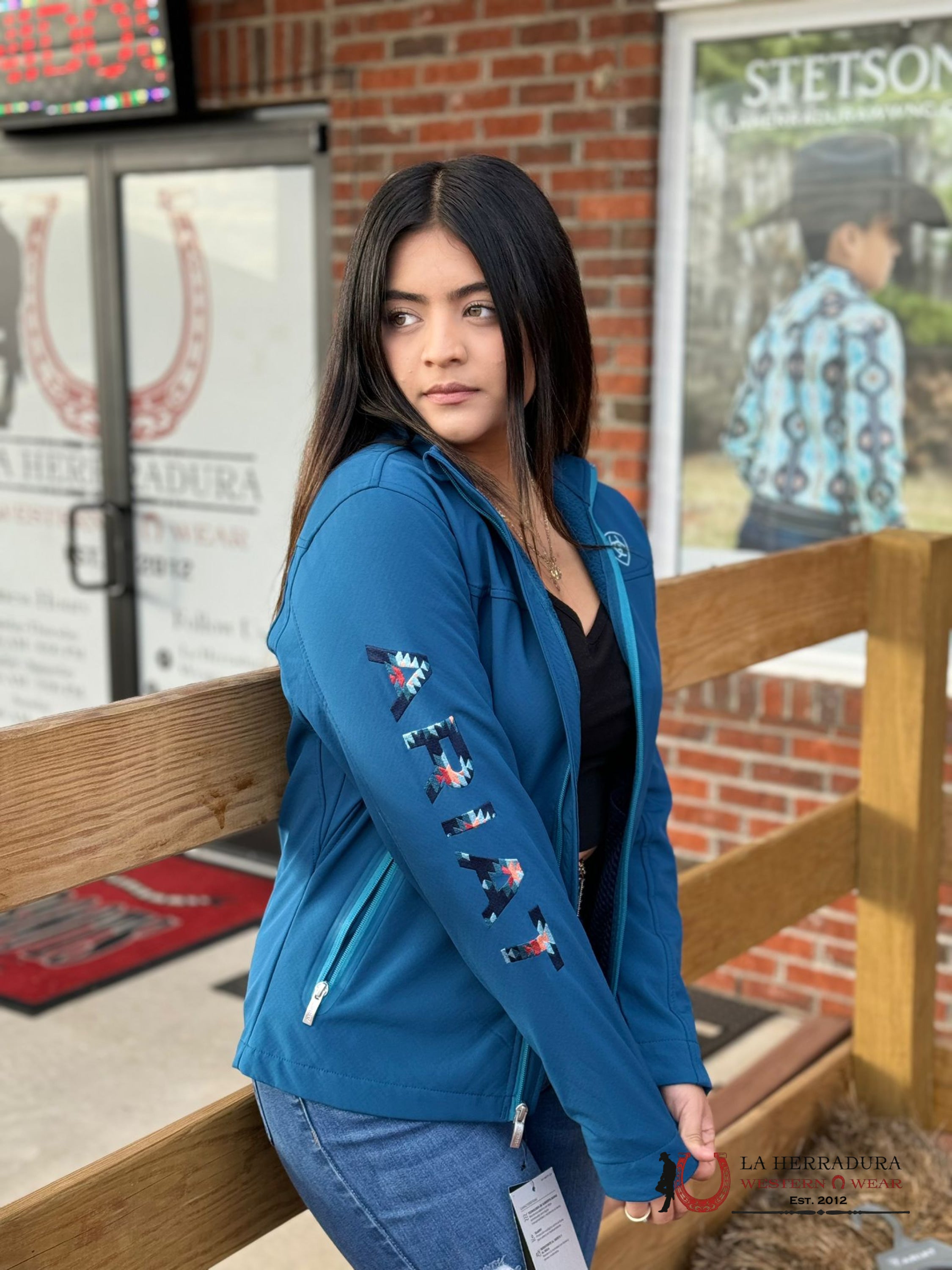 Ariat Jacket New Team Softshell Hyfra / Night Sky Blanket Ropa Mujeres