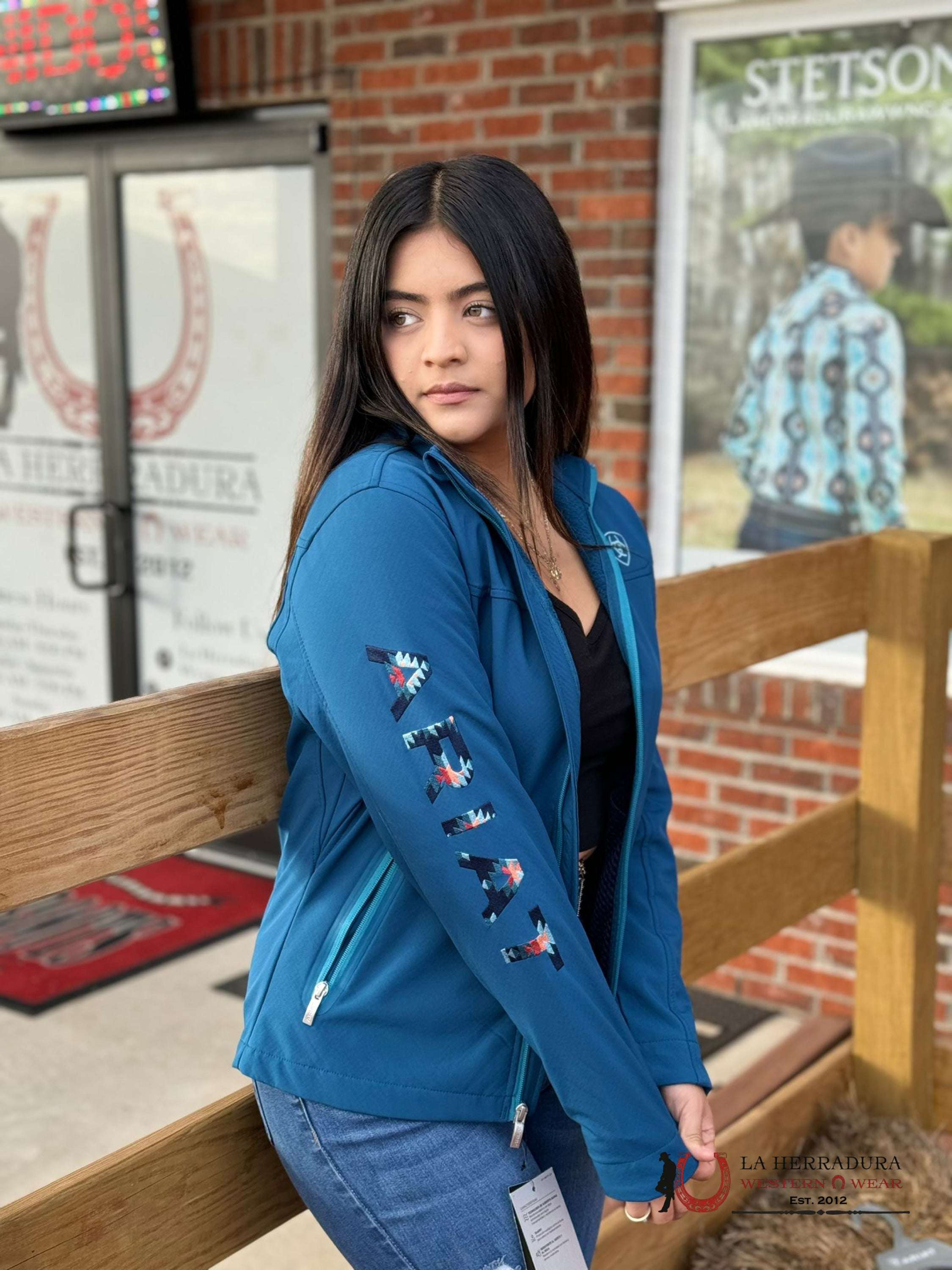 Ariat Jacket New Team Softshell Hyfra / Night Sky Blanket Ropa Mujeres