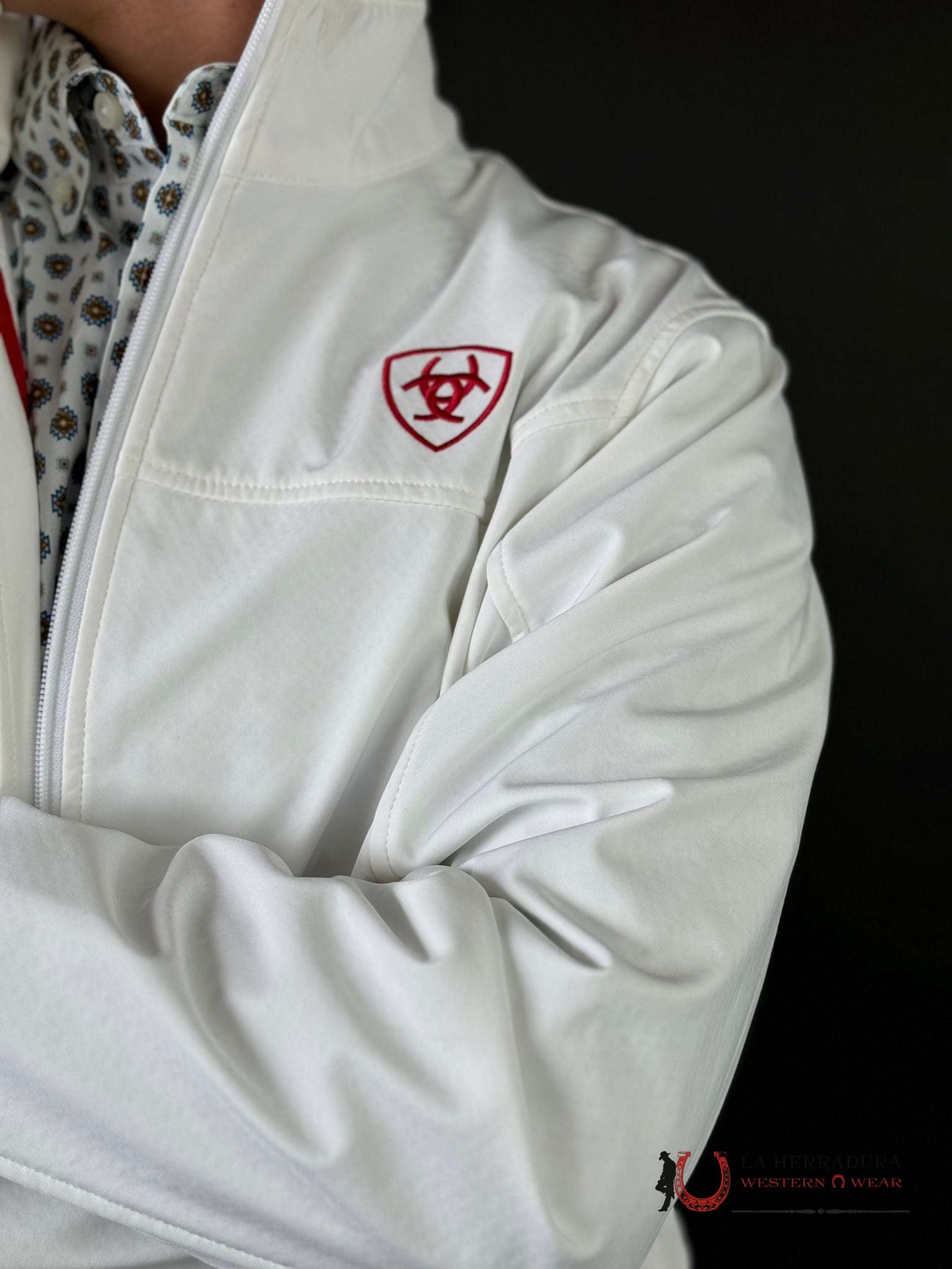 Ariat Jacket New Team Softshell Mexico White Ropa Hombres
