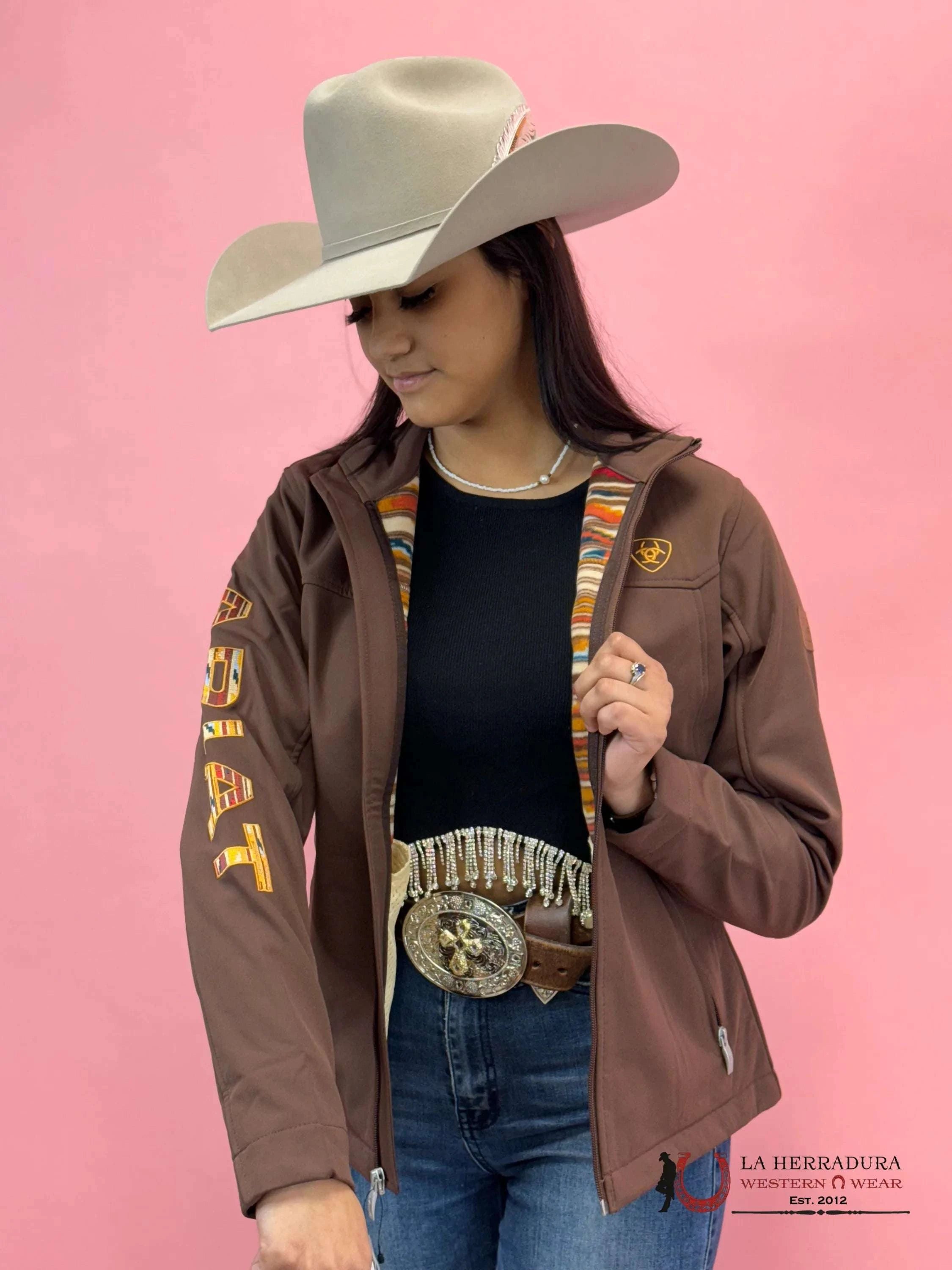Ariat Jacket Softshell Chimayo Shaved Chocolate Womens Ropa Mujeres