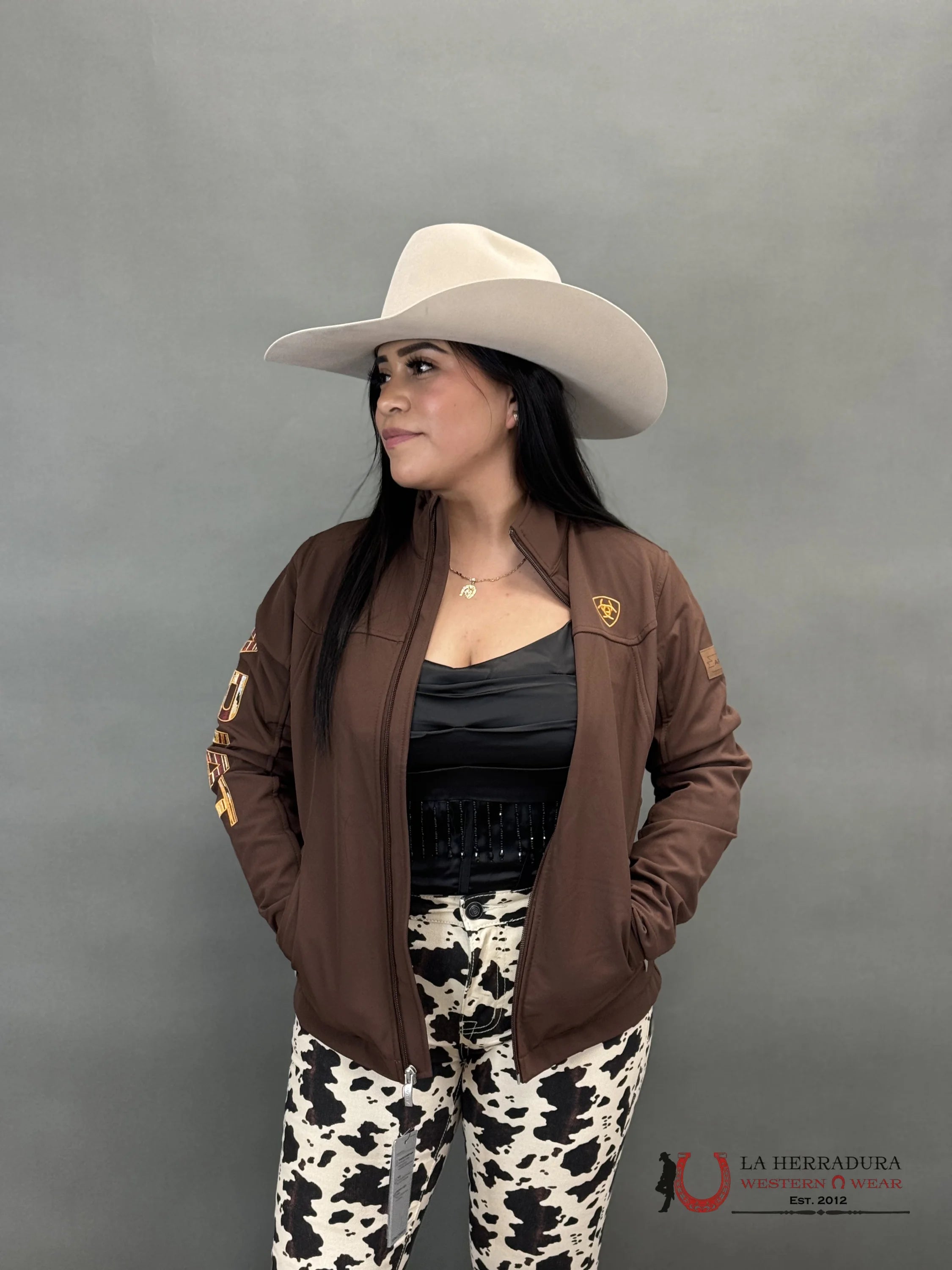 Ariat Jacket Softshell Chimayo Shaved Chocolate Womens Ropa Mujeres