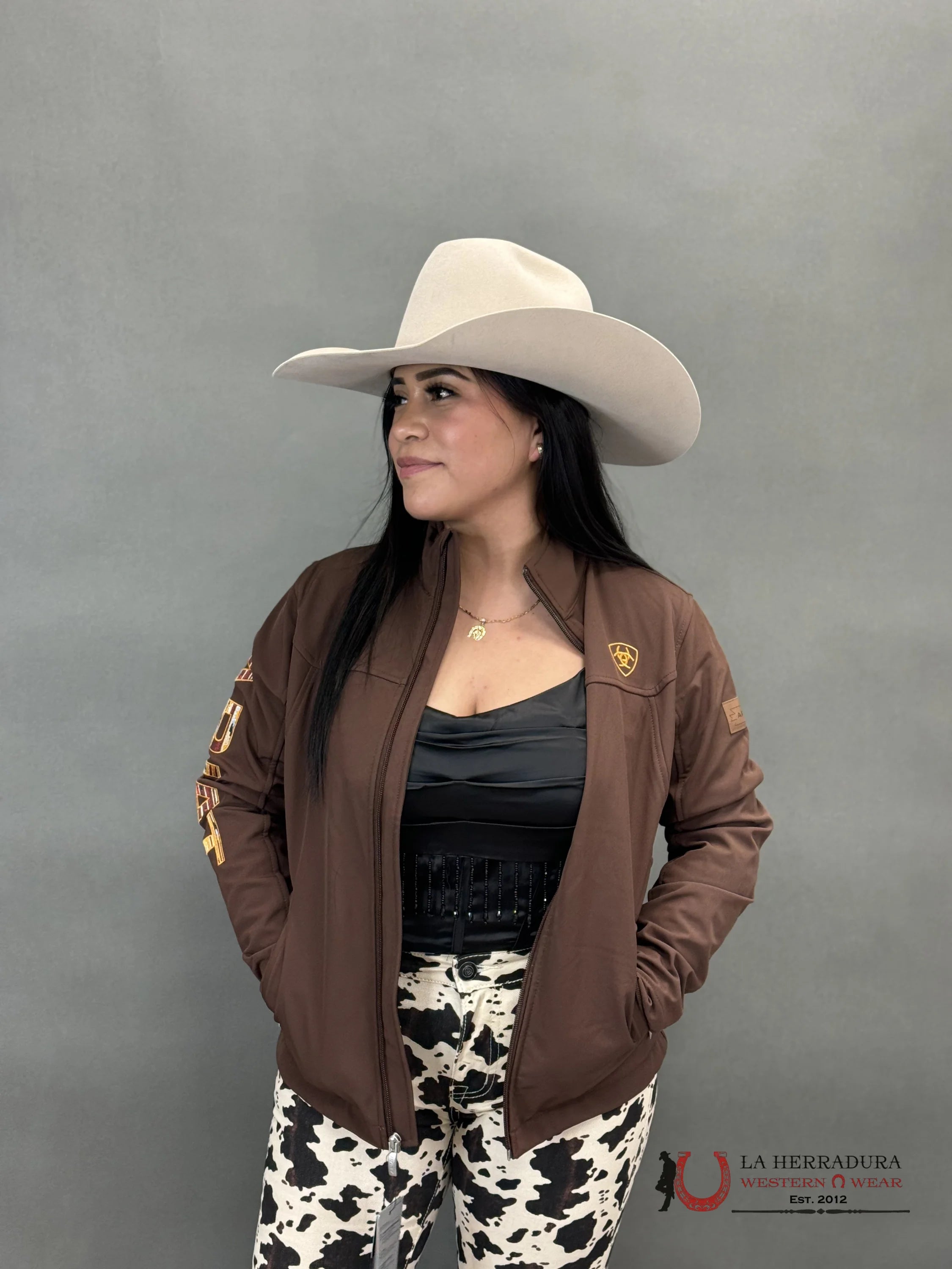 Ariat Jacket Softshell Chimayo Shaved Chocolate Womens Ropa Mujeres