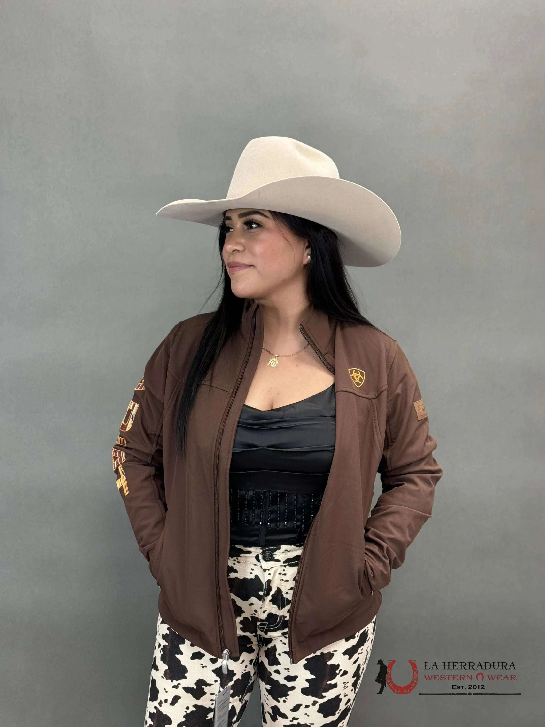 Ariat Jacket Softshell Chimayo Shaved Chocolate Womens Ropa Mujeres