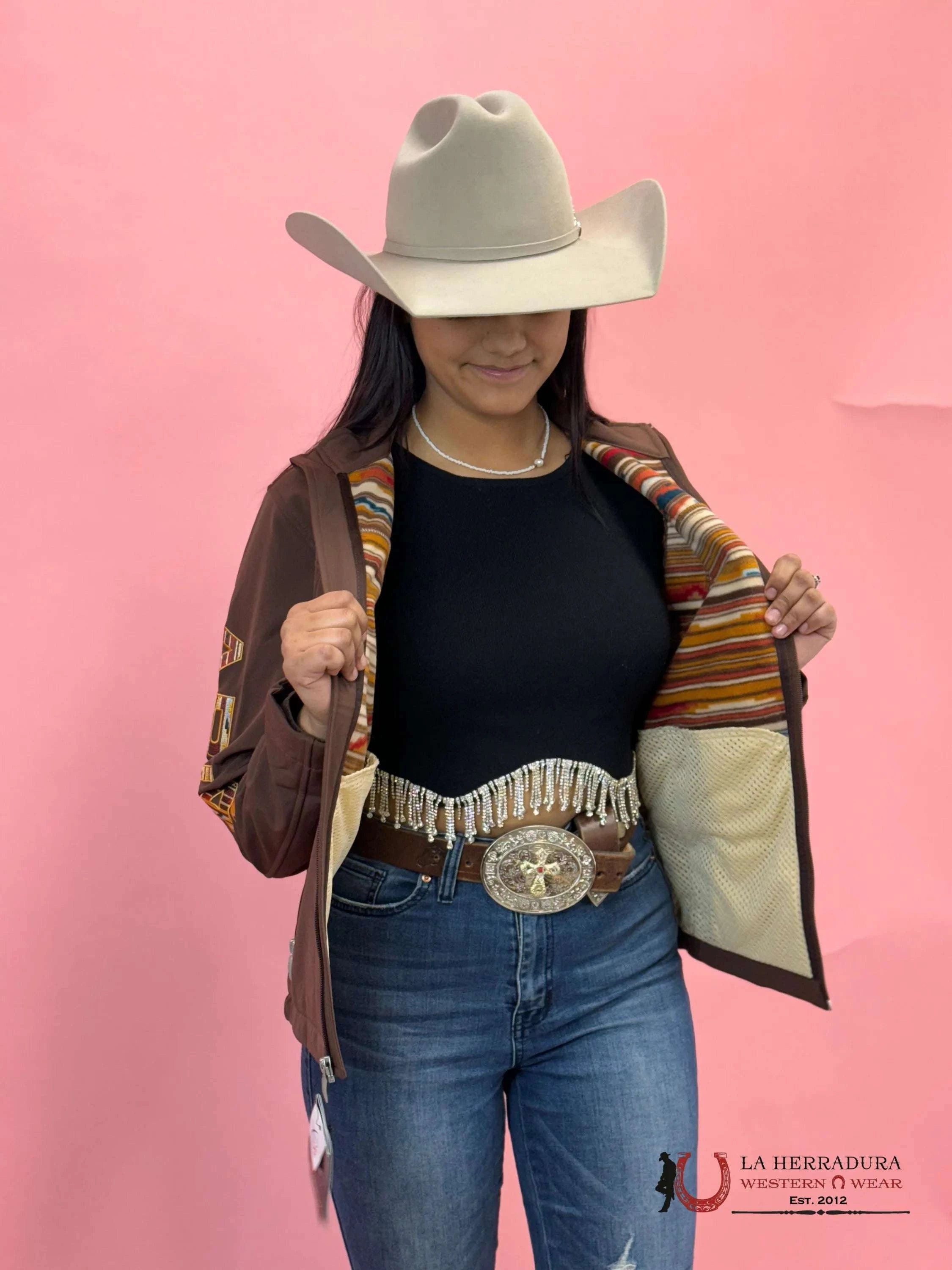 Ariat Jacket Softshell Chimayo Shaved Chocolate Womens Ropa Mujeres