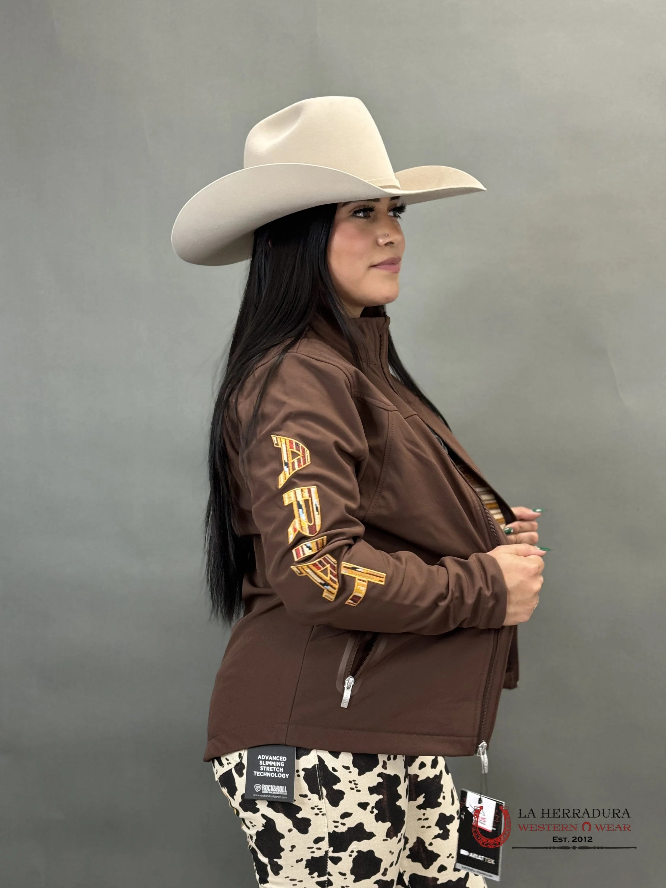 Ariat Jacket Softshell Chimayo Shaved Chocolate Womens Ropa Mujeres