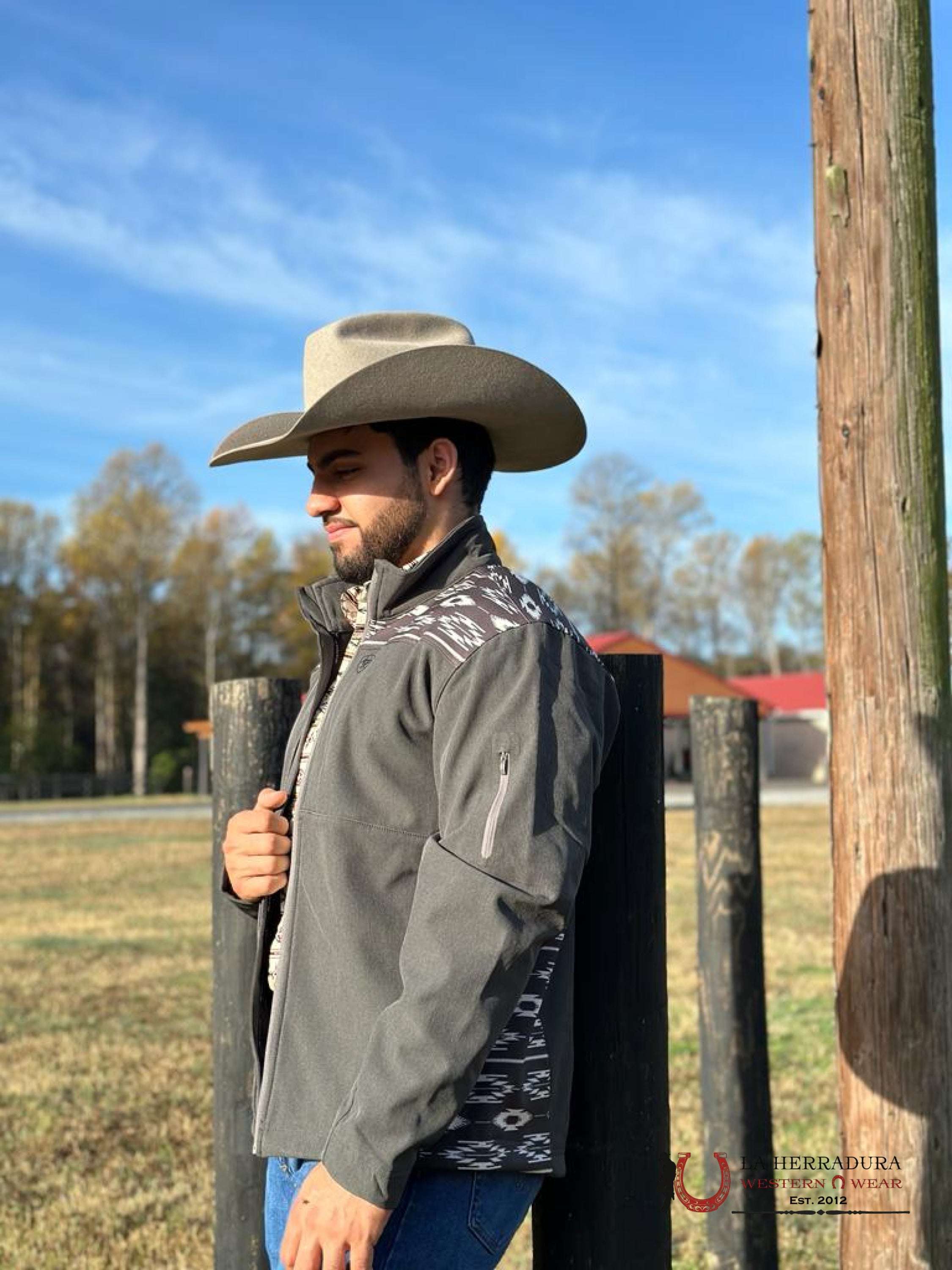 Ariat Jacket Vernon 2.0 Chimayo Softshell Jkt Charcoalt Ropa Hombres