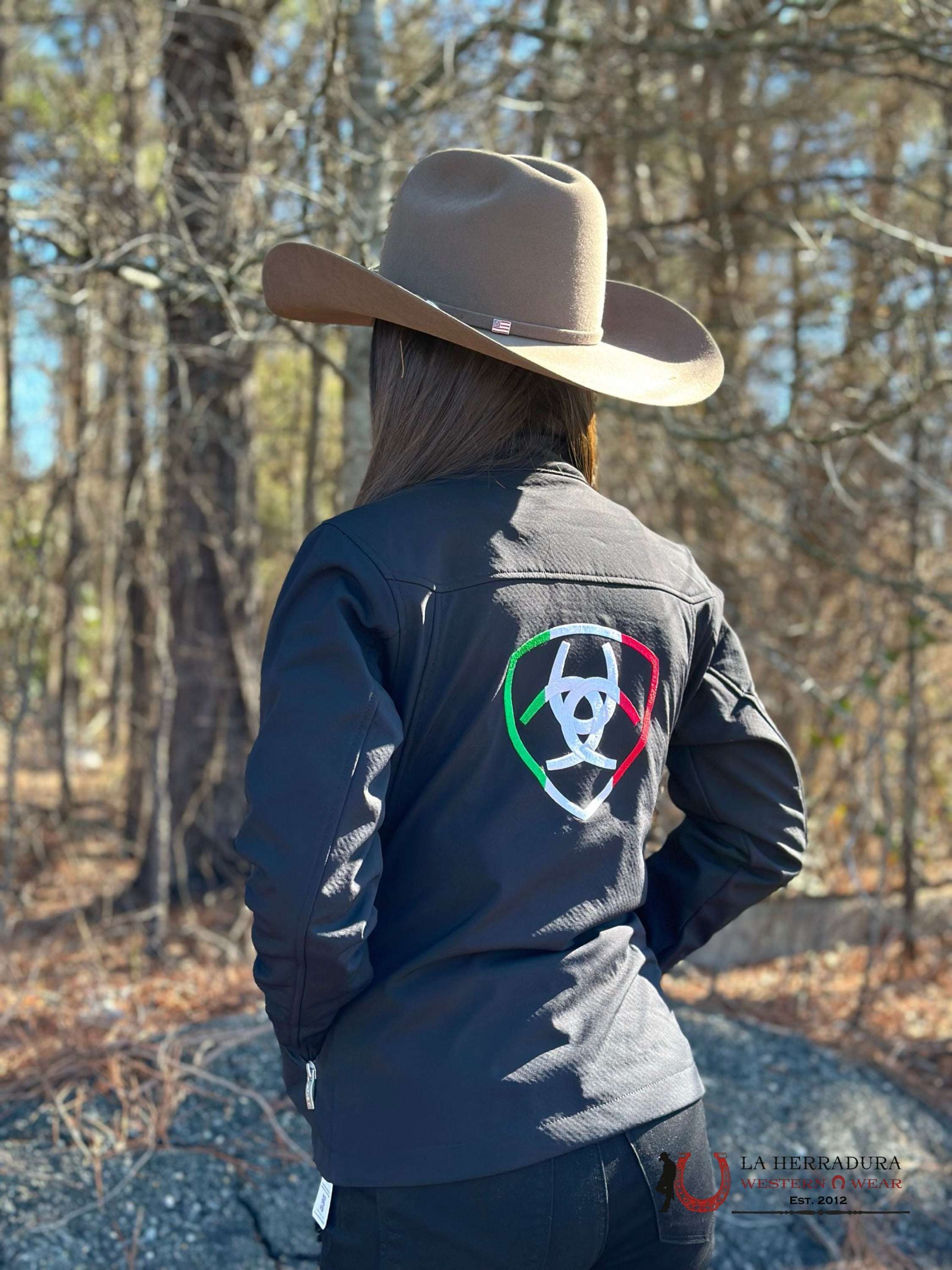 Ariat Jackets For Women Classic Team Mex Black Softshell Brand Jkt Ropa Mujeres