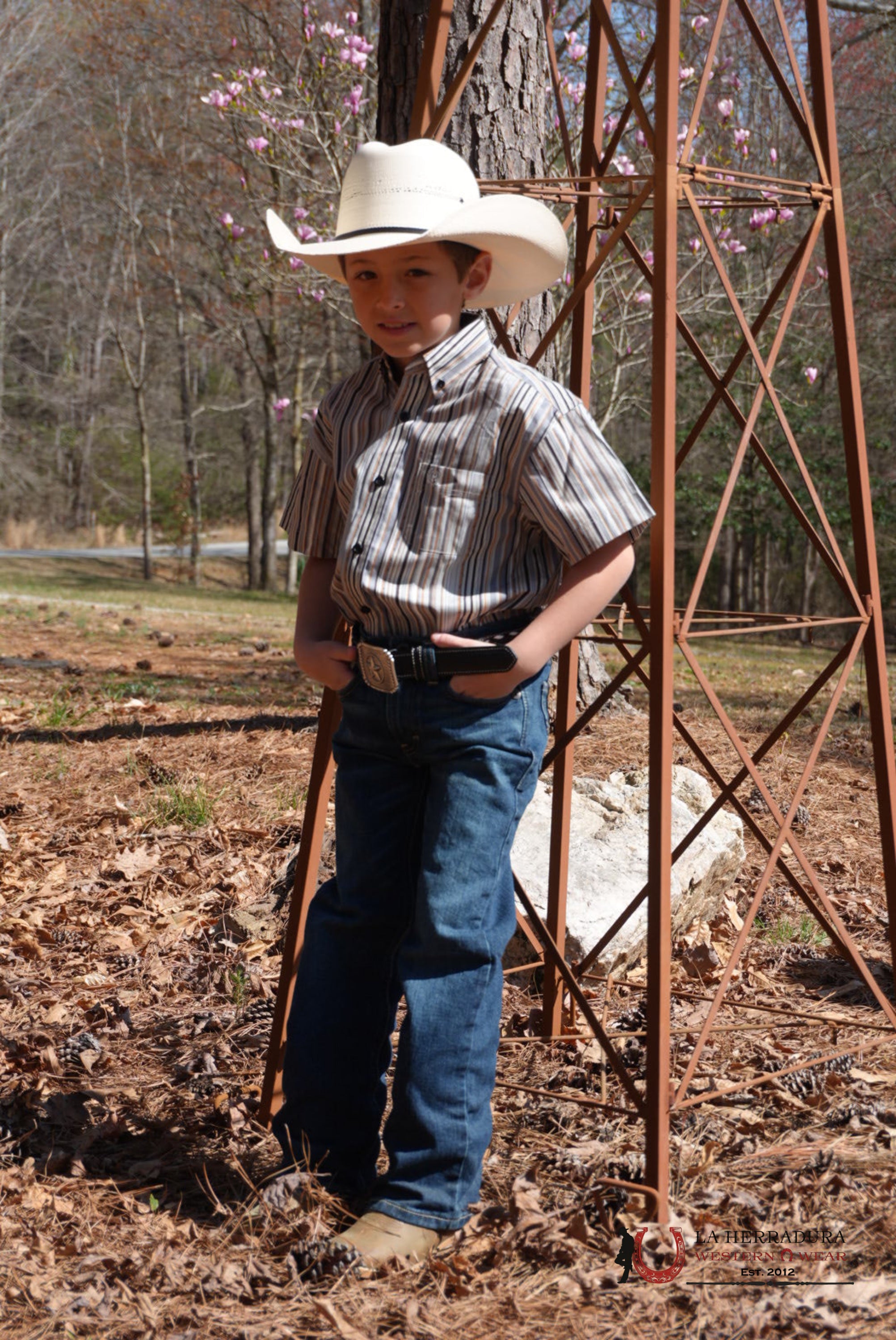 ARIAT JEAN KIDS RELAXED FIT B4 STR LEGACY BOOT JEAN CHIEF NIÑOS