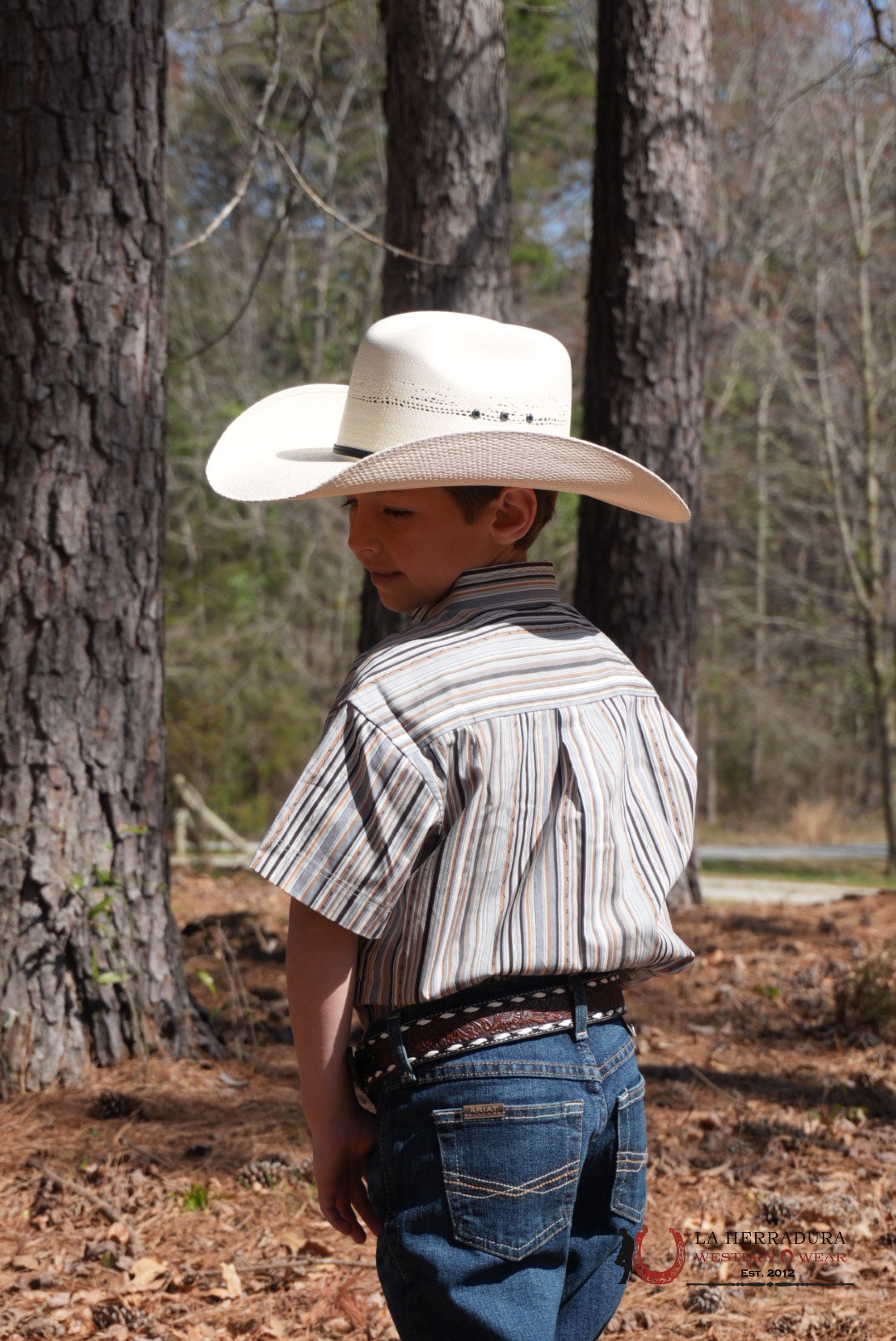 ARIAT JEAN KIDS RELAXED FIT B4 STR LEGACY BOOT JEAN CHIEF NIÑOS