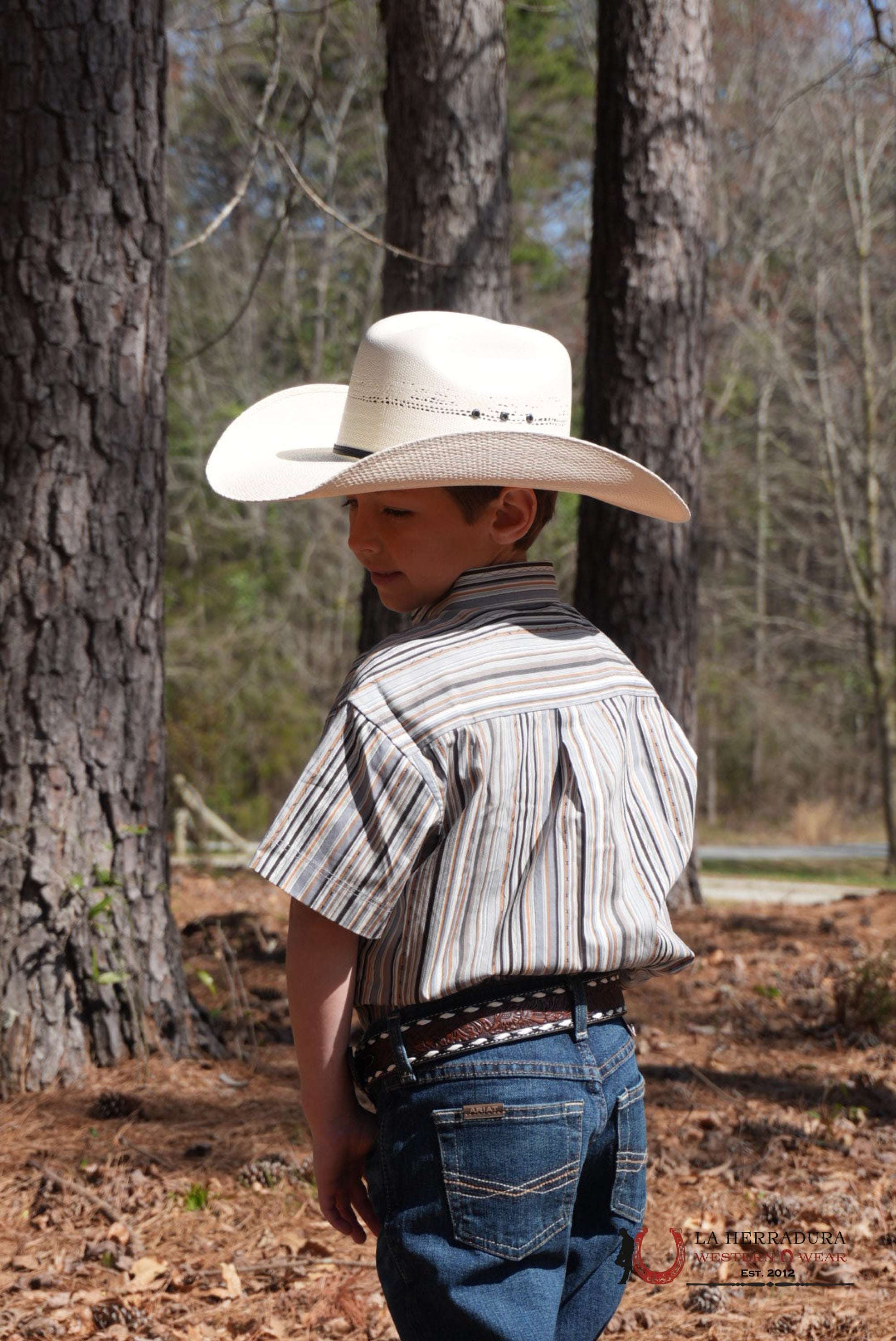 ARIAT JEAN KIDS RELAXED FIT B4 STR LEGACY BOOT JEAN CHIEF NIÑOS