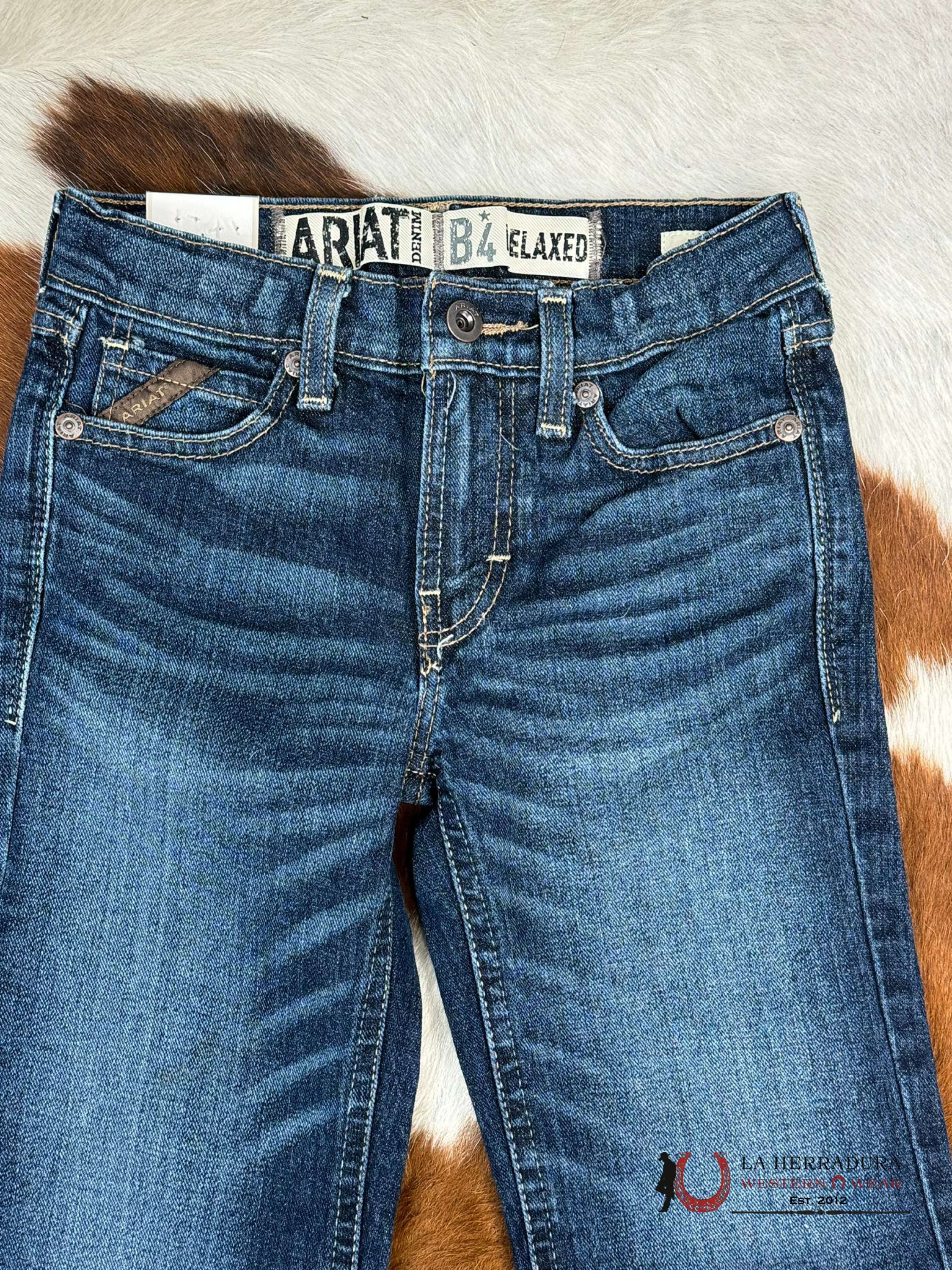 Ariat Jean Kids Relaxed Fit B4 Str Legacy Boot Chief Niños