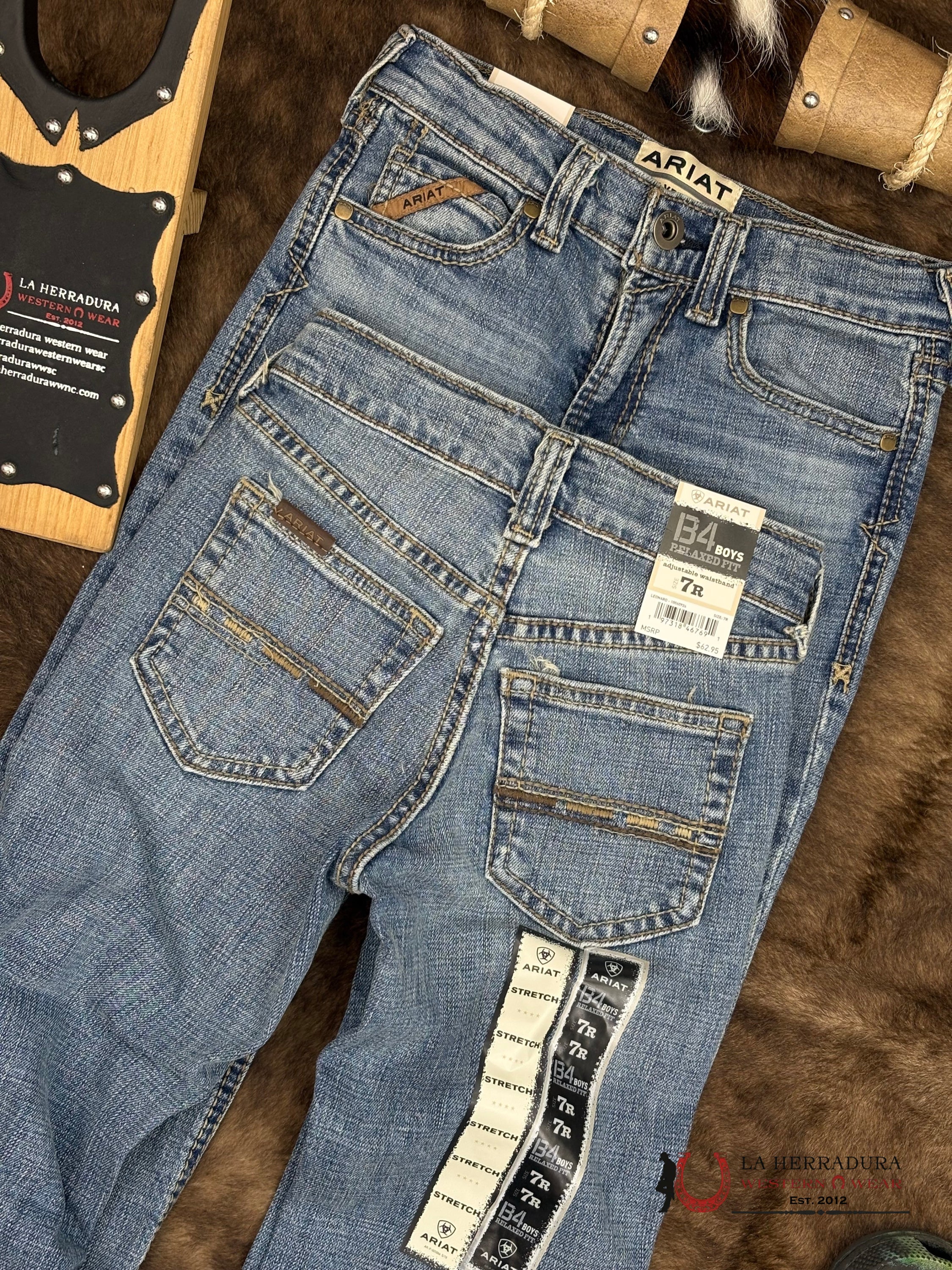 ARIAT JEANS KIDS B4 RELAXED FIT LEONARDO - 0926 NIÑOS