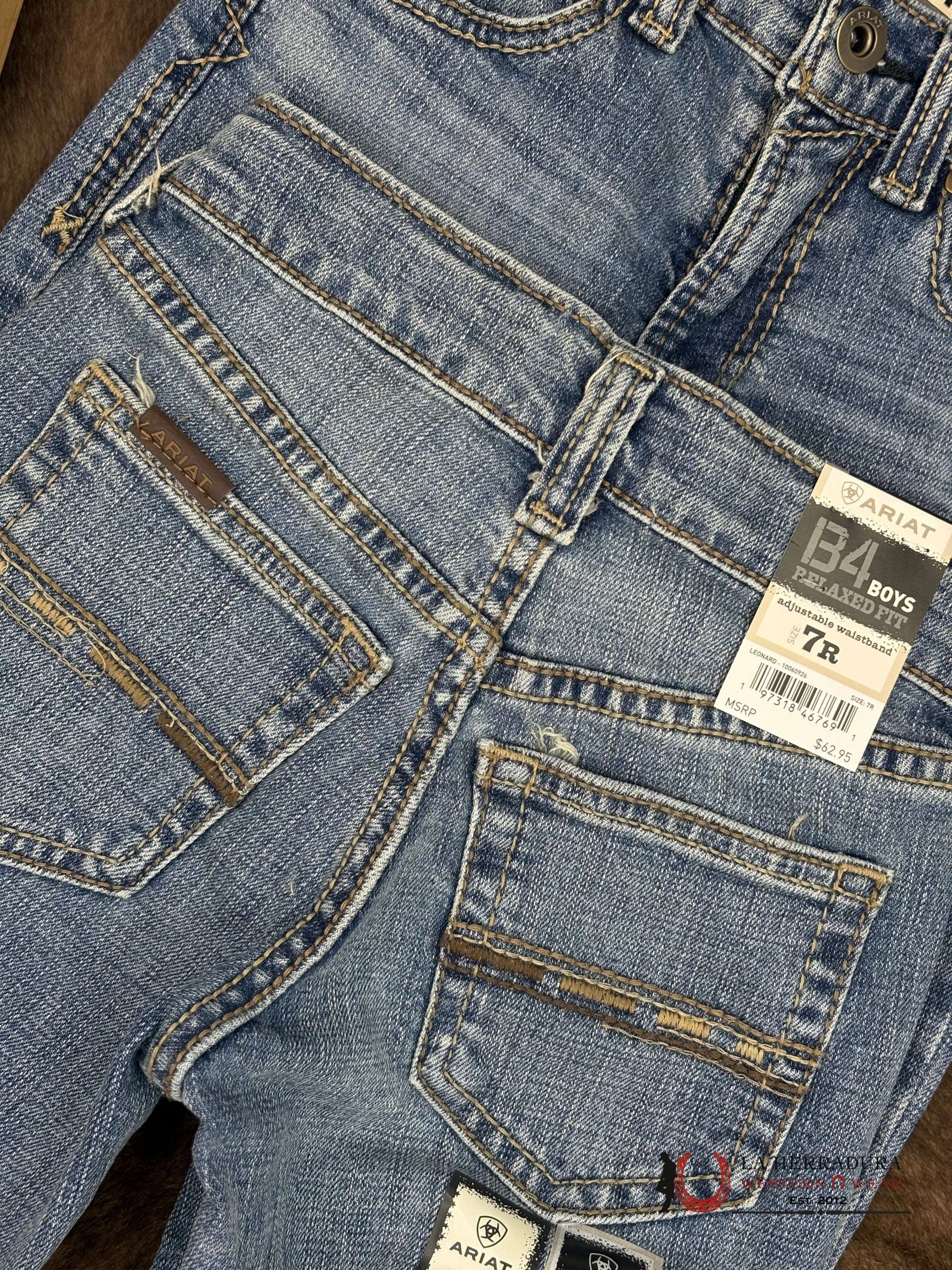 ARIAT JEANS KIDS B4 RELAXED FIT LEONARDO - 0926 NIÑOS