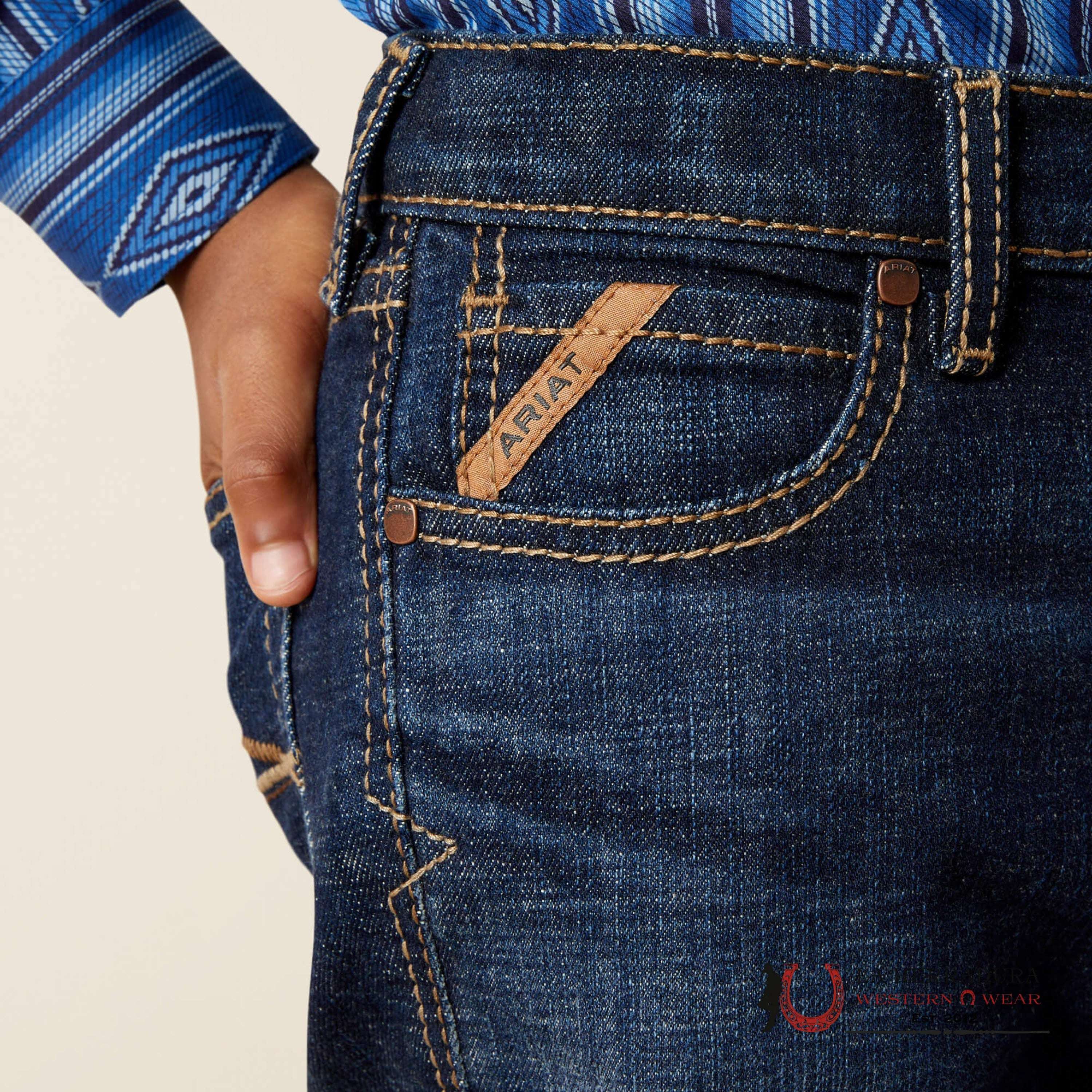 ARIAT JEANS KIDS B5 SLIM FIT BOOT CUT 10061710 NIÑOS