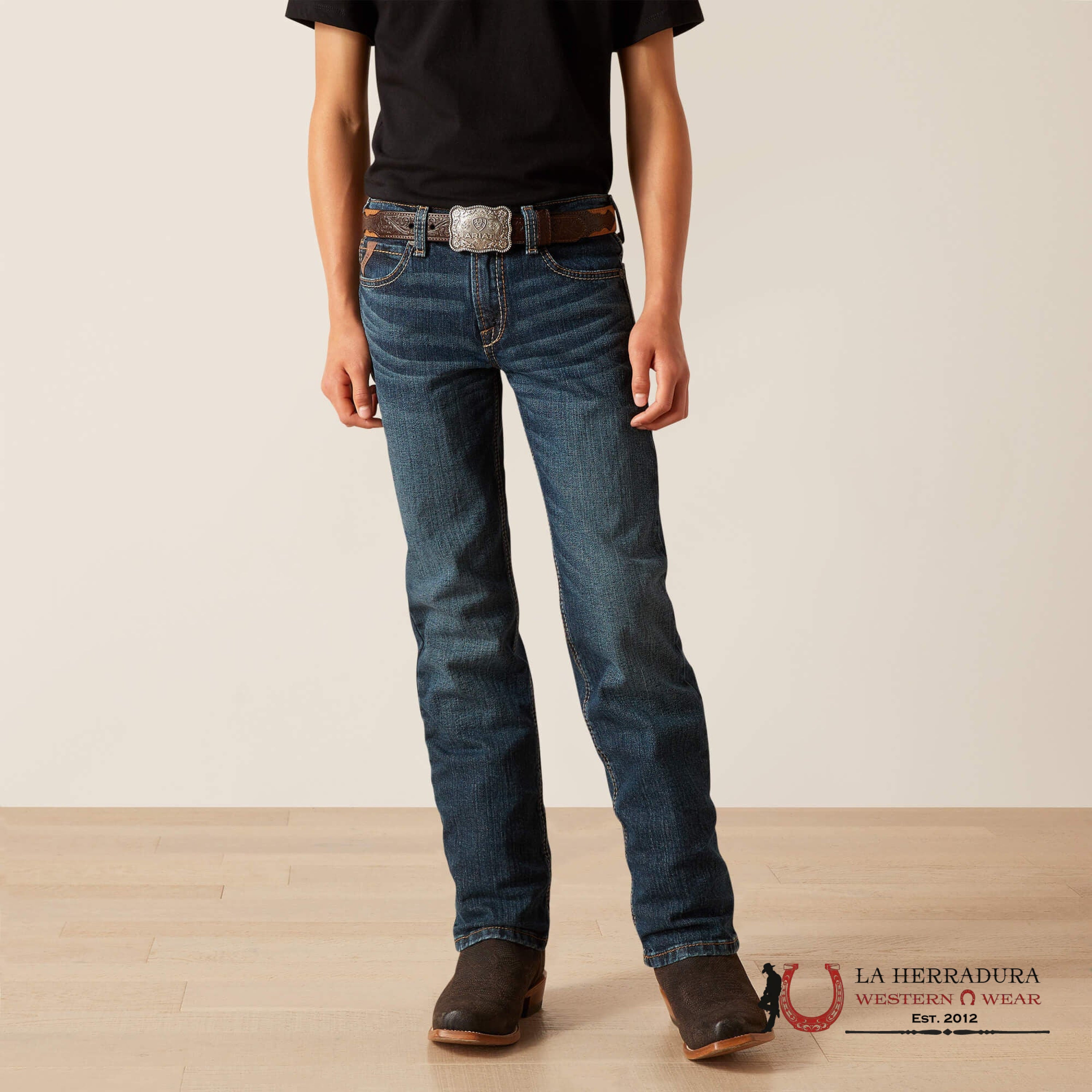 ARIAT JEANS KIDS B5 SLIM FIT COLTRANE BOOT CUT DUSTIN- 10047310 NIÑOS