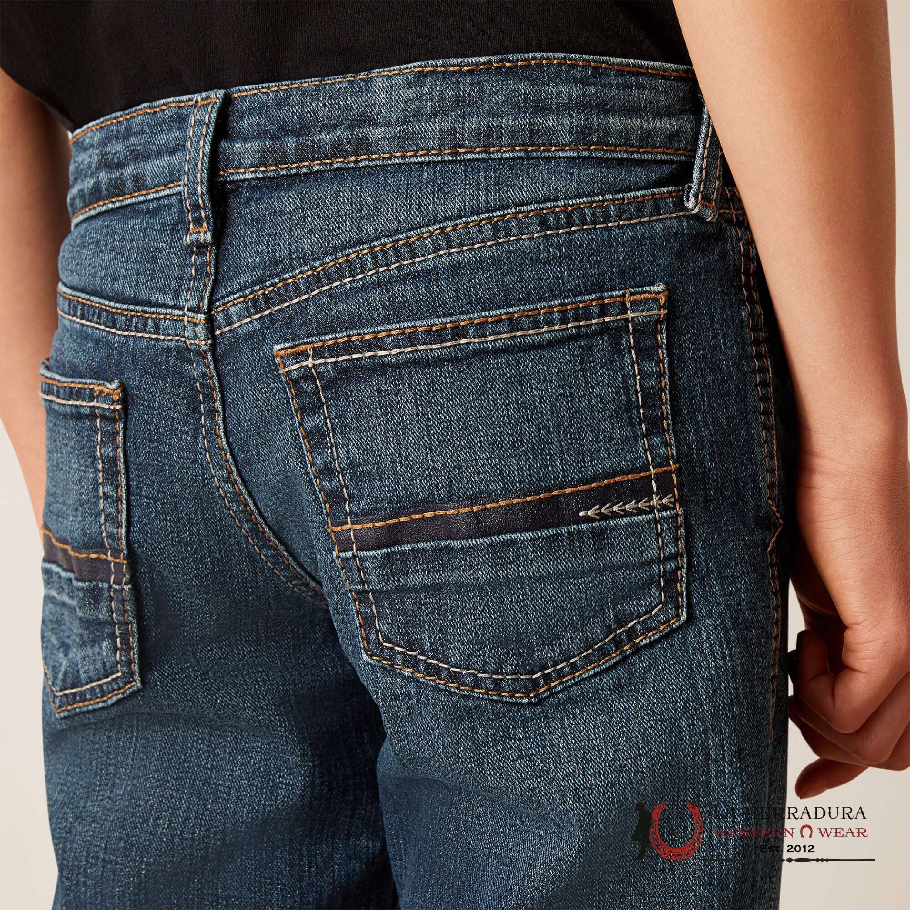 ARIAT JEANS KIDS B5 SLIM FIT COLTRANE BOOT CUT DUSTIN- 10047310 NIÑOS