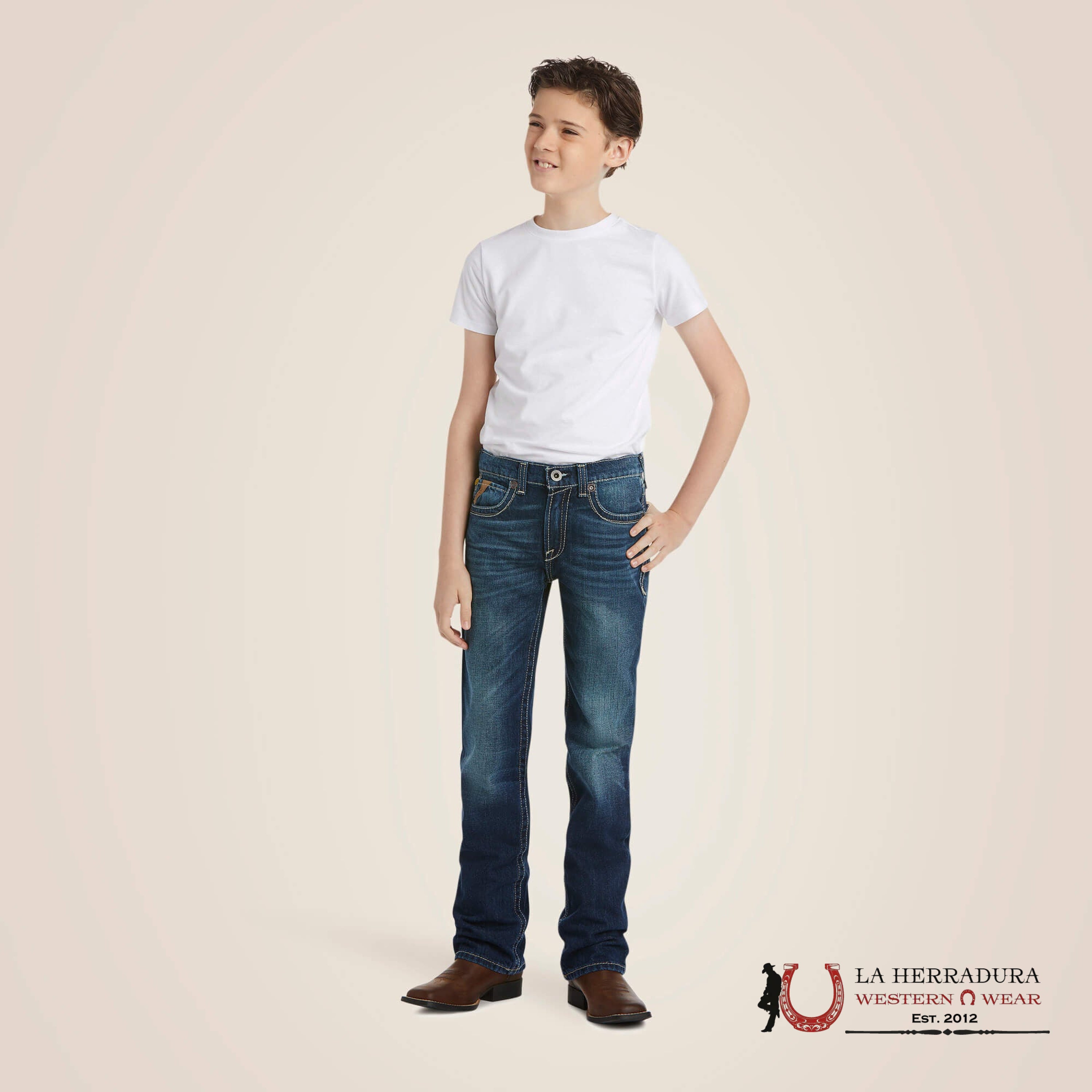 ARIAT JEANS KIDS B5 SLIM FIT CYCLONE - 10018338 NIÑOS