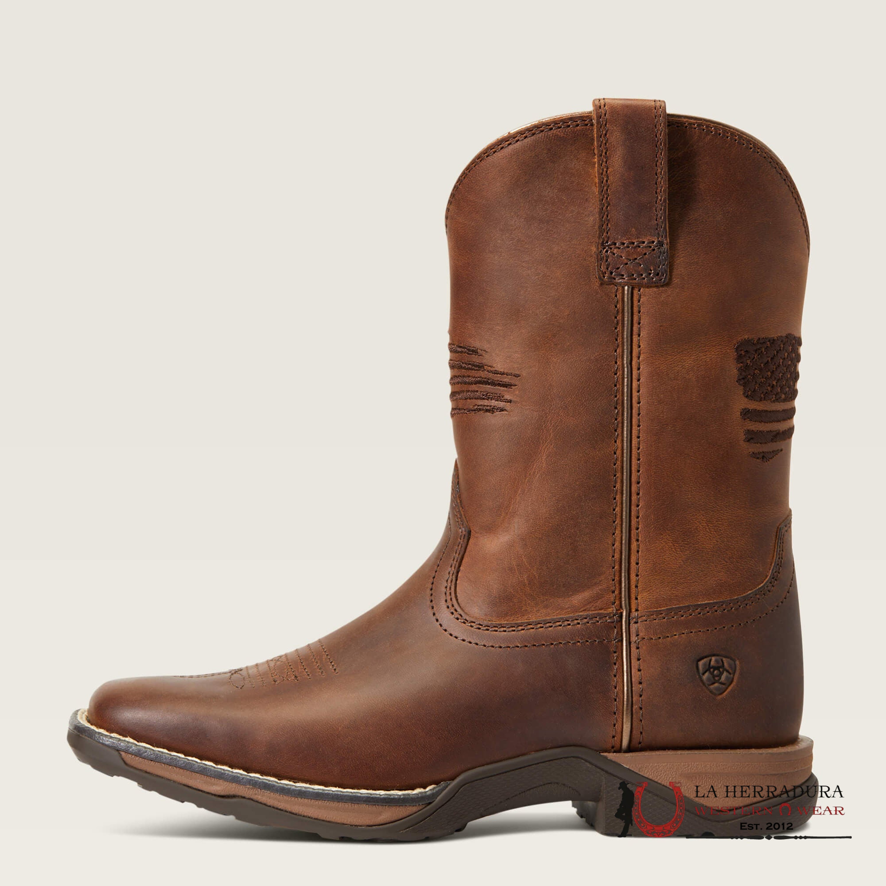 ARIAT KIDS ANTHEM PATRIOT DISTRESSED BROWN -10040366 NIÑOS