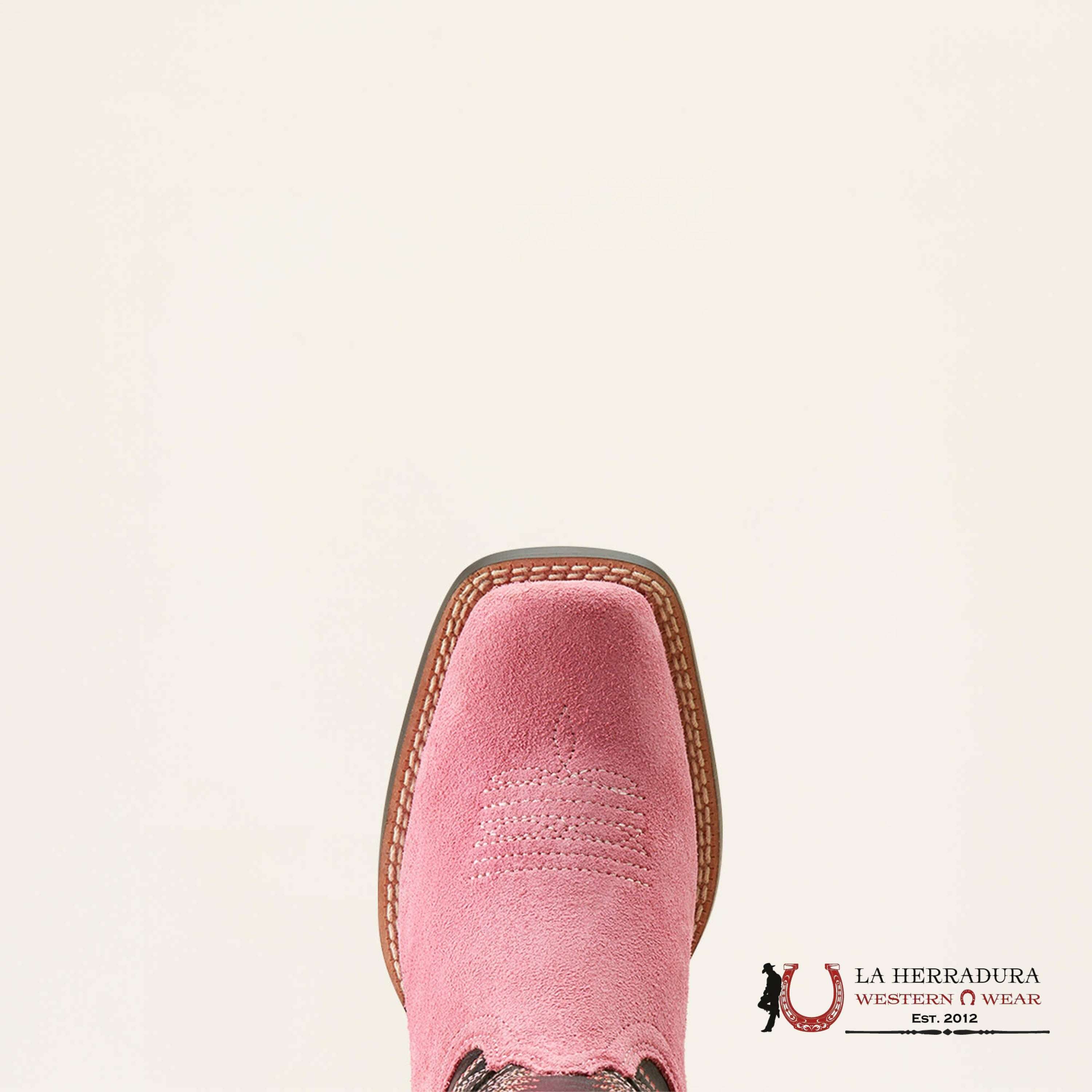 ARIAT KIDS FUTURITY FORT WORTH HAUTE PINK SUEDE -10050880 NIÑOS