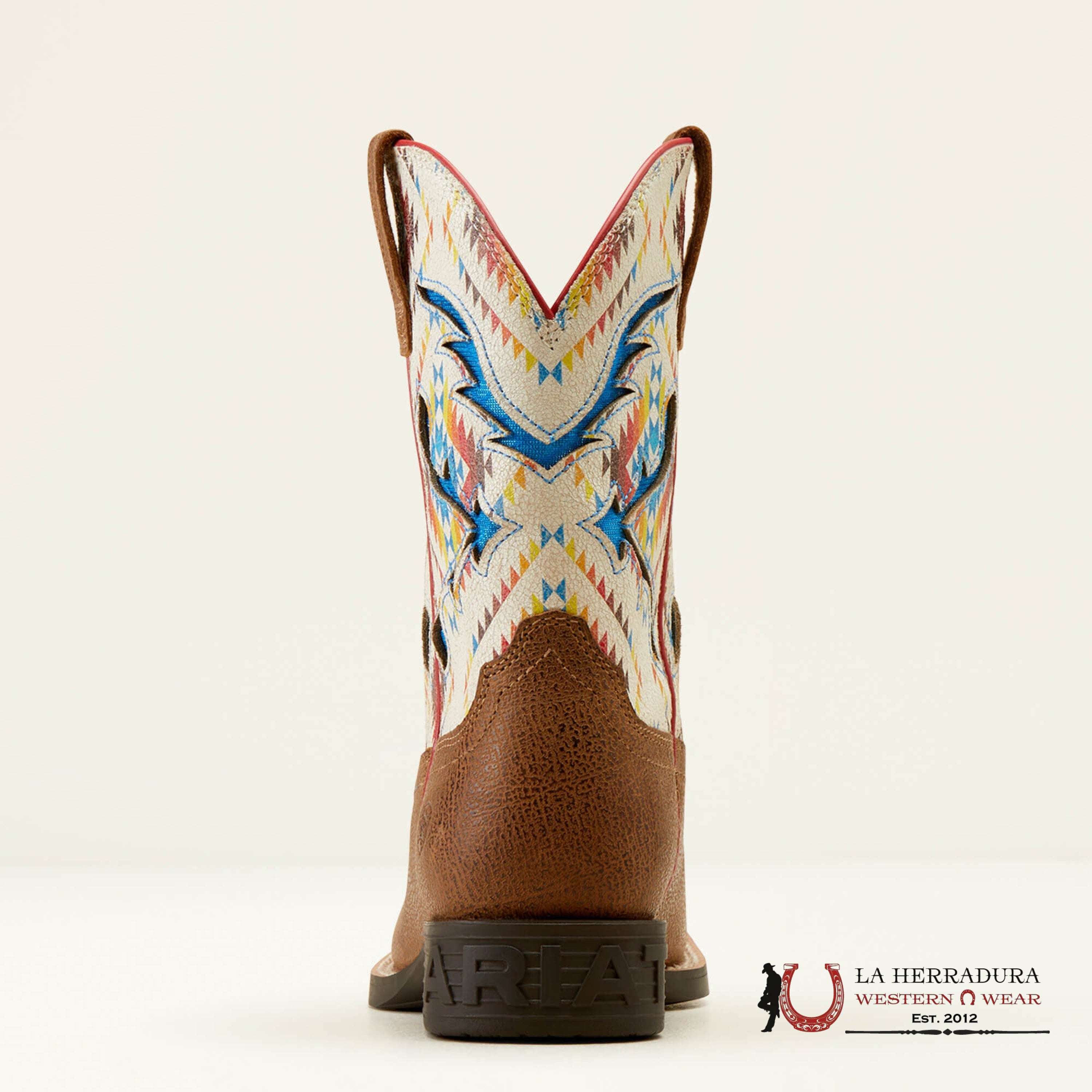 ARIAT KIDS SAN ANGELO VENTEK TOASTY TAN/ BRIGHT SADDLE BLANKET -10050882 NIÑOS