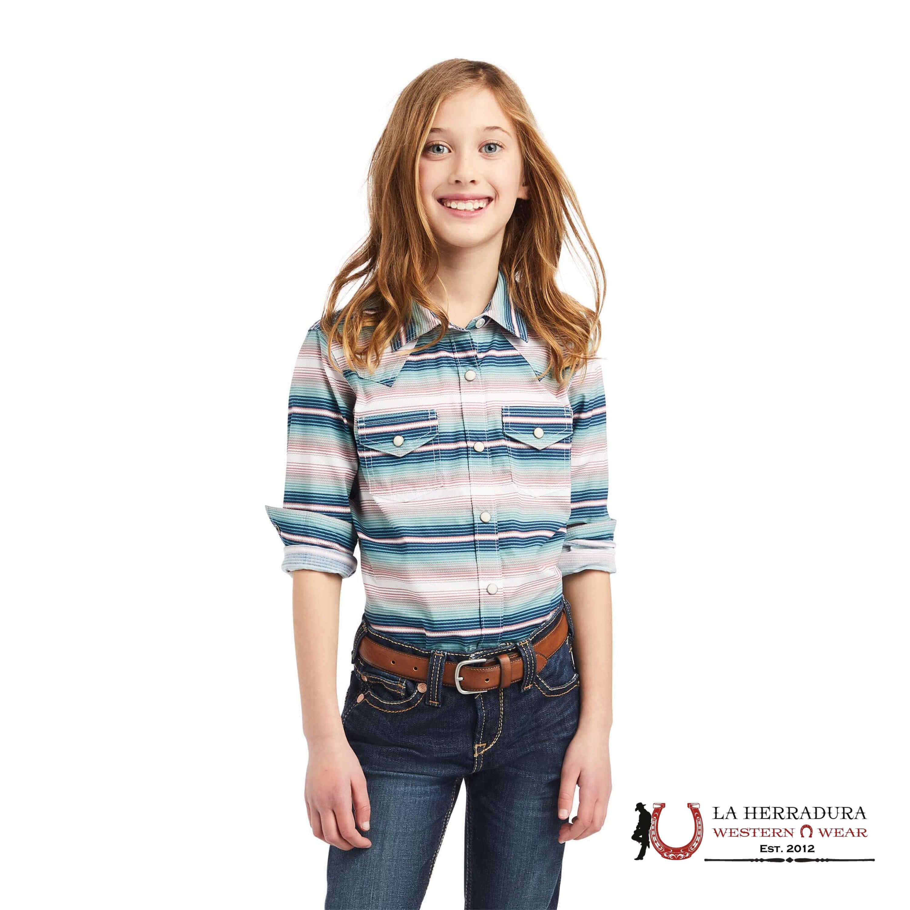 ARIAT KIDS SHIRT -GIRLS DOWNSTREAM SERAPE 10042240 NIÑOS