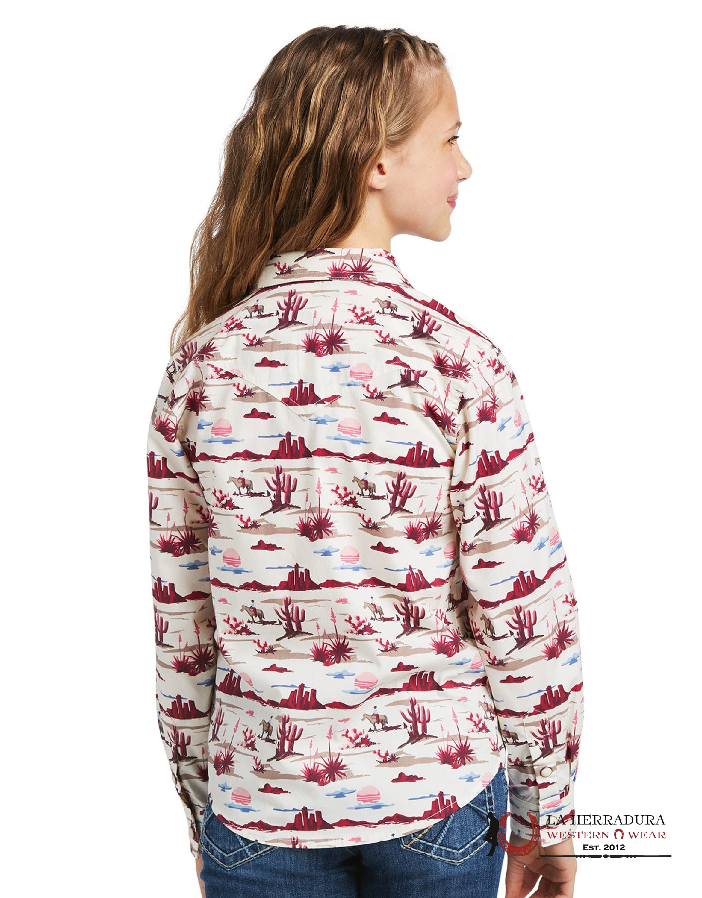 ARIAT KIDS SHIRT -GIRLS YUMA LANDSCAPE 10039507 NIÑOS