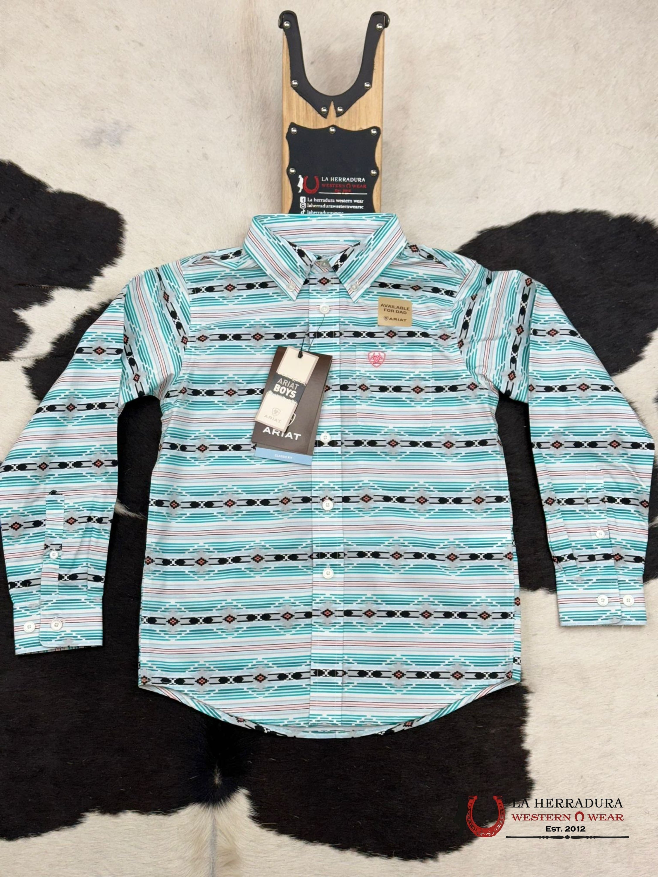 ARIAT KIDS SHIRT -ICE CREEN JEFFERSON LS 10051398 NIÑOS