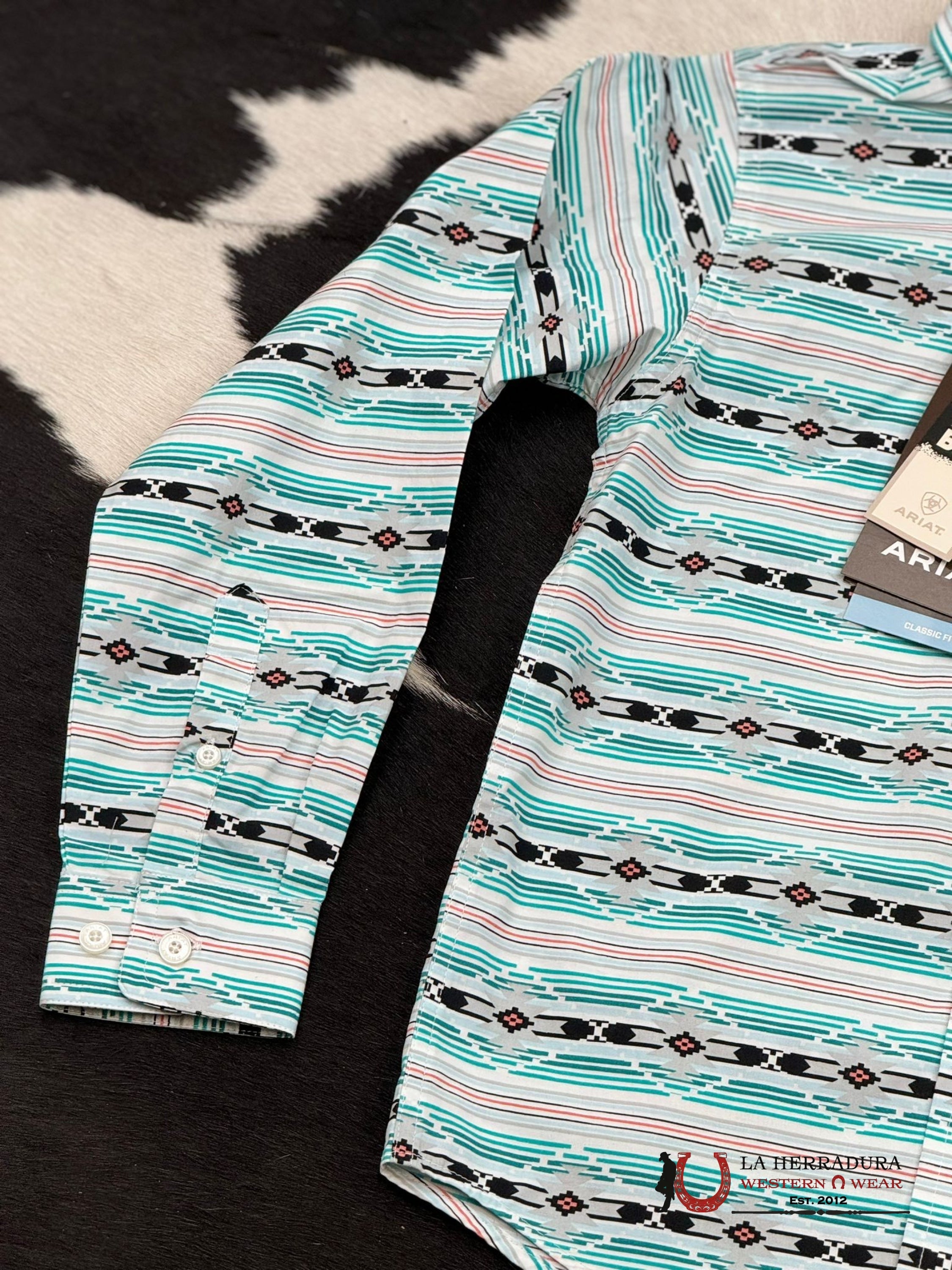 ARIAT KIDS SHIRT -ICE CREEN JEFFERSON LS 10051398 NIÑOS